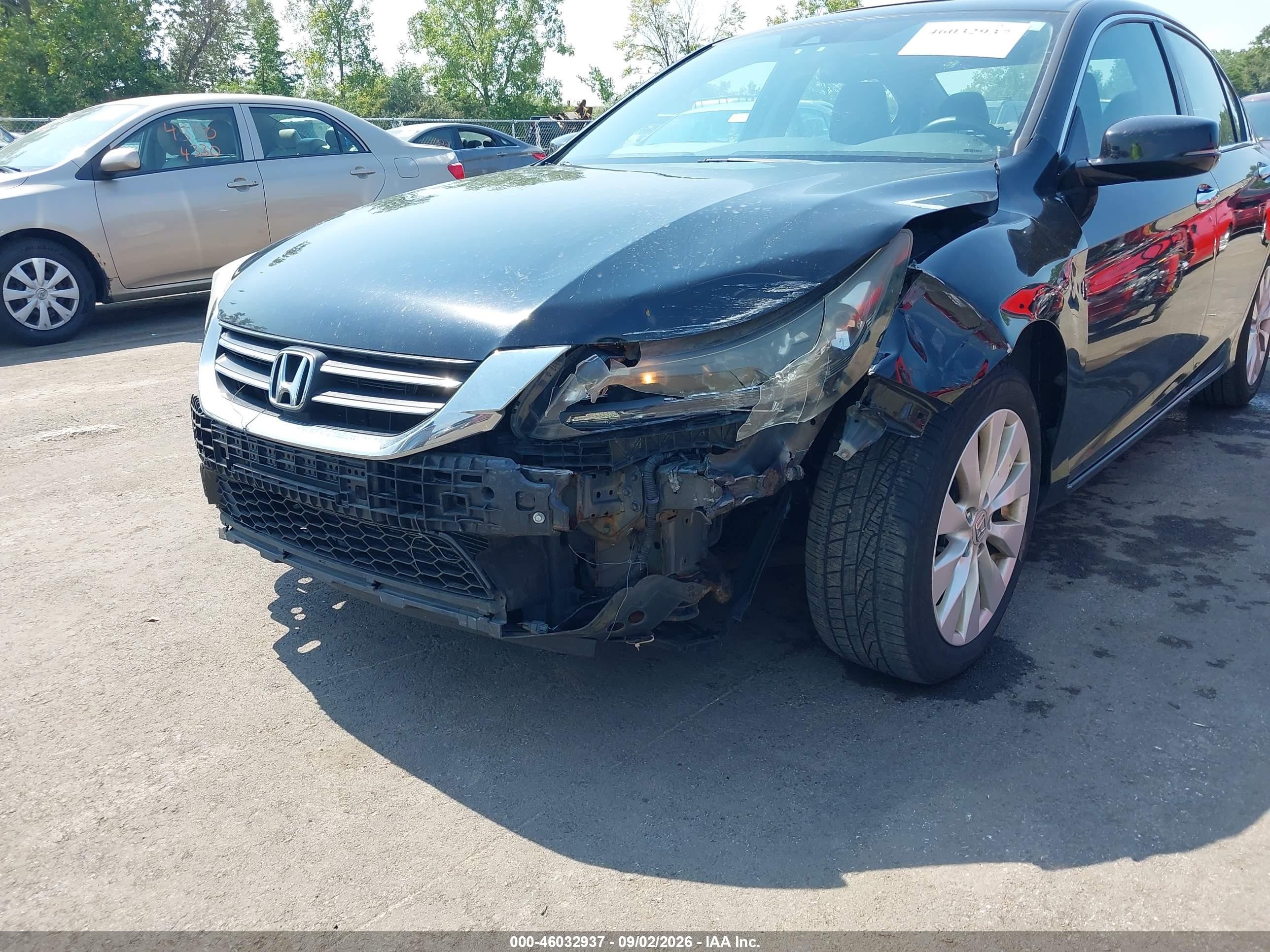 2015 Honda Accord Ex-l Black vin: 1HGCR2F89FA056356
