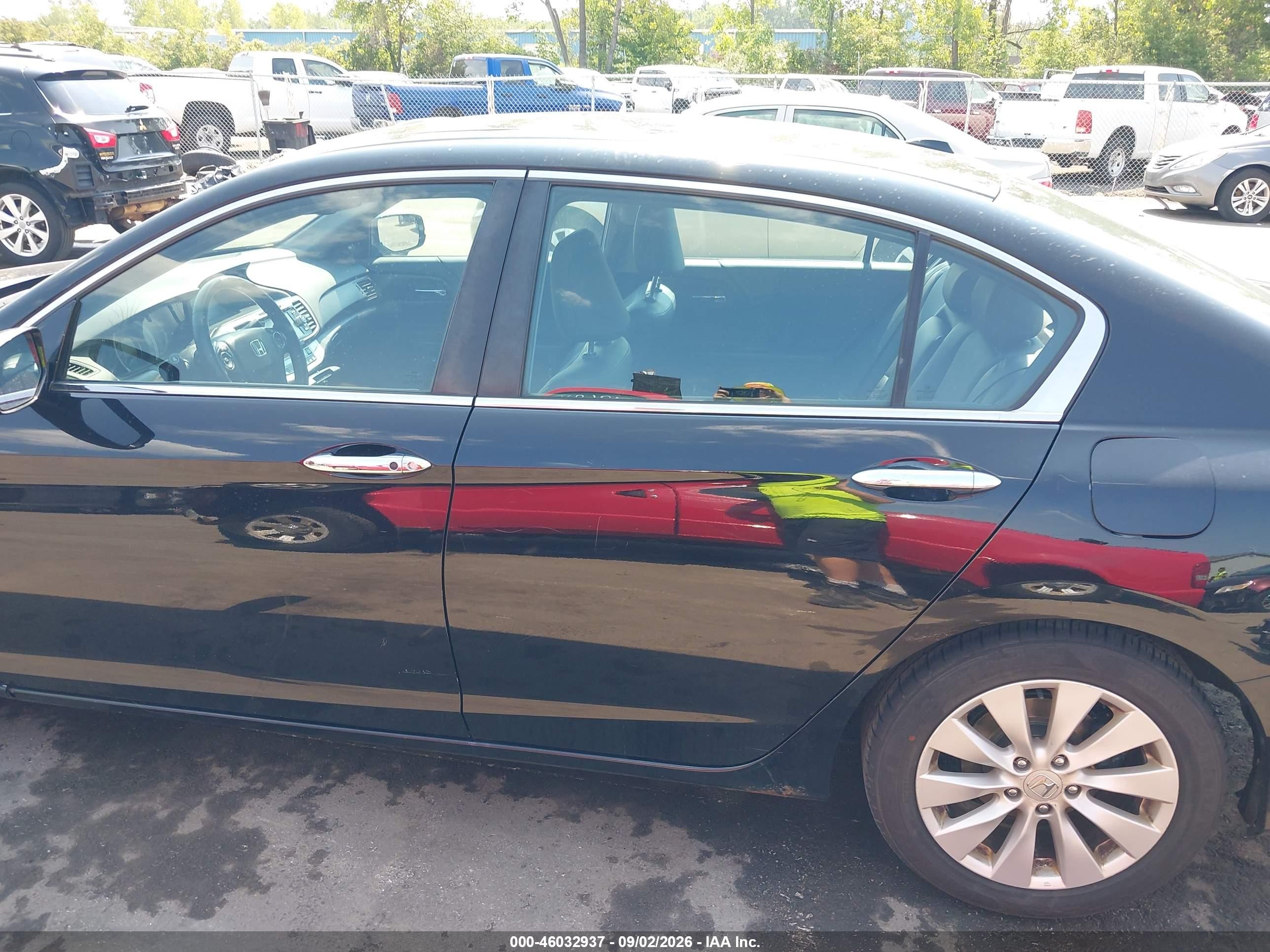2015 Honda Accord Ex-l Black vin: 1HGCR2F89FA056356