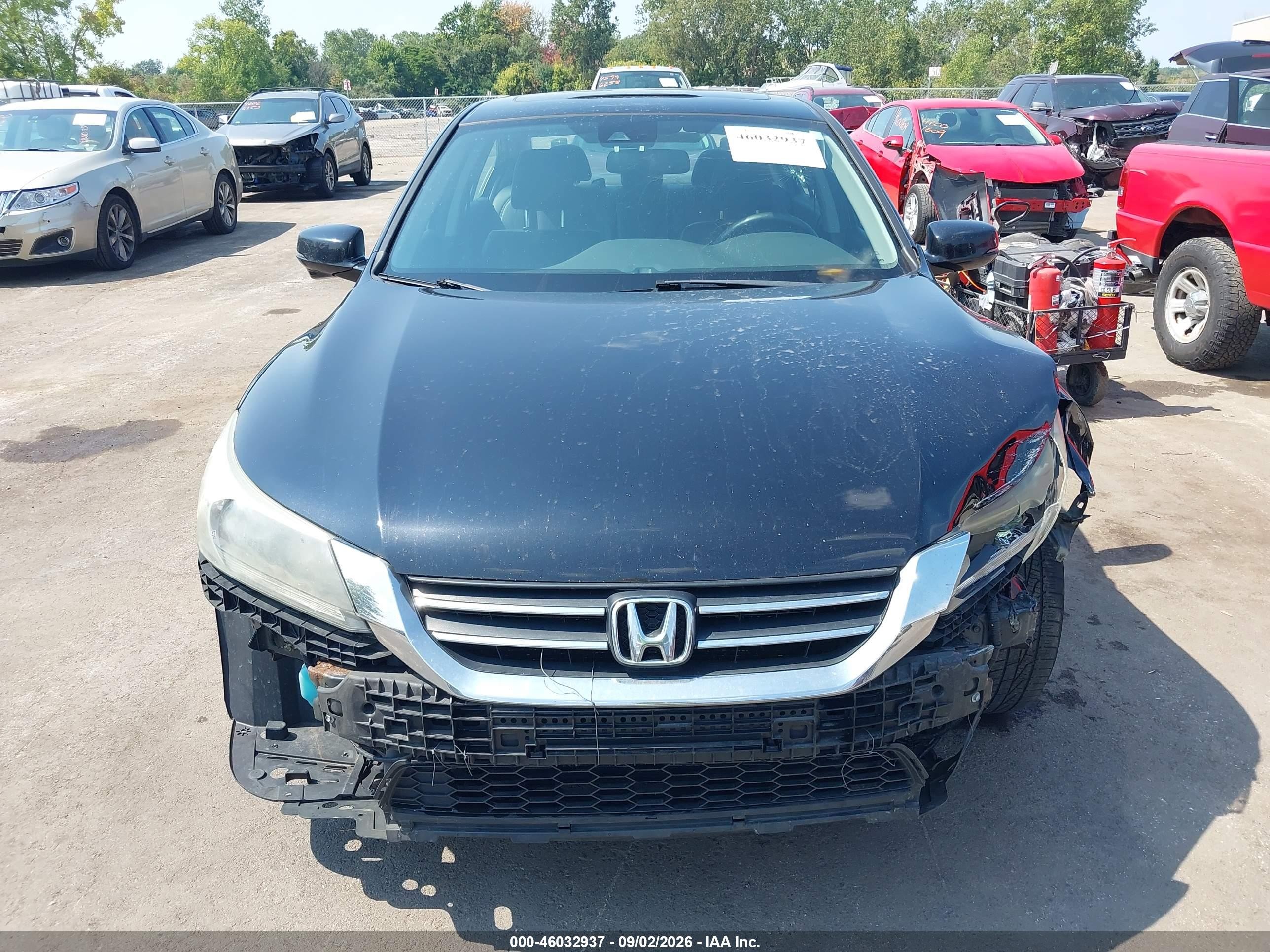 2015 Honda Accord Ex-l Black vin: 1HGCR2F89FA056356