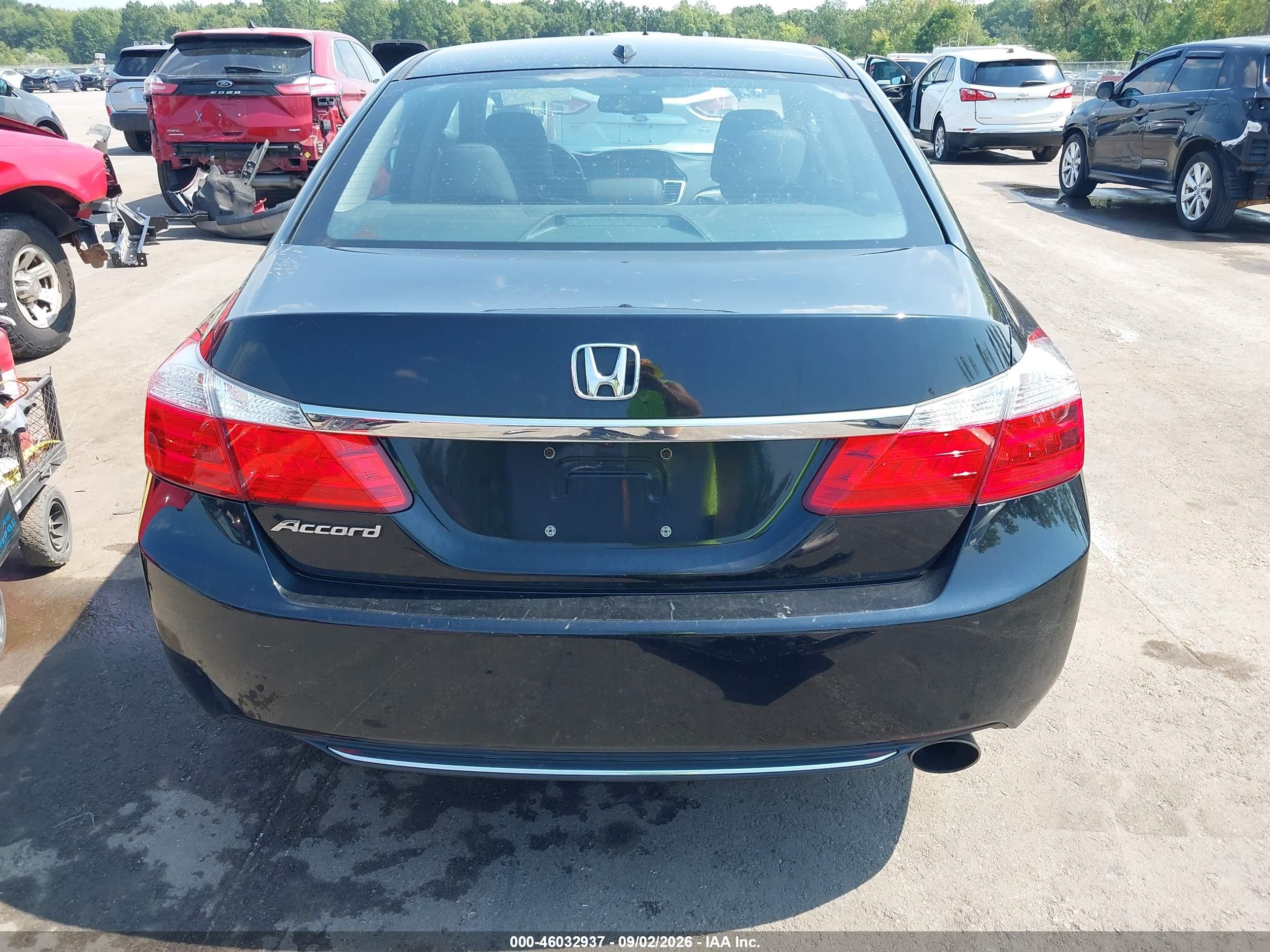 2015 Honda Accord Ex-l Black vin: 1HGCR2F89FA056356