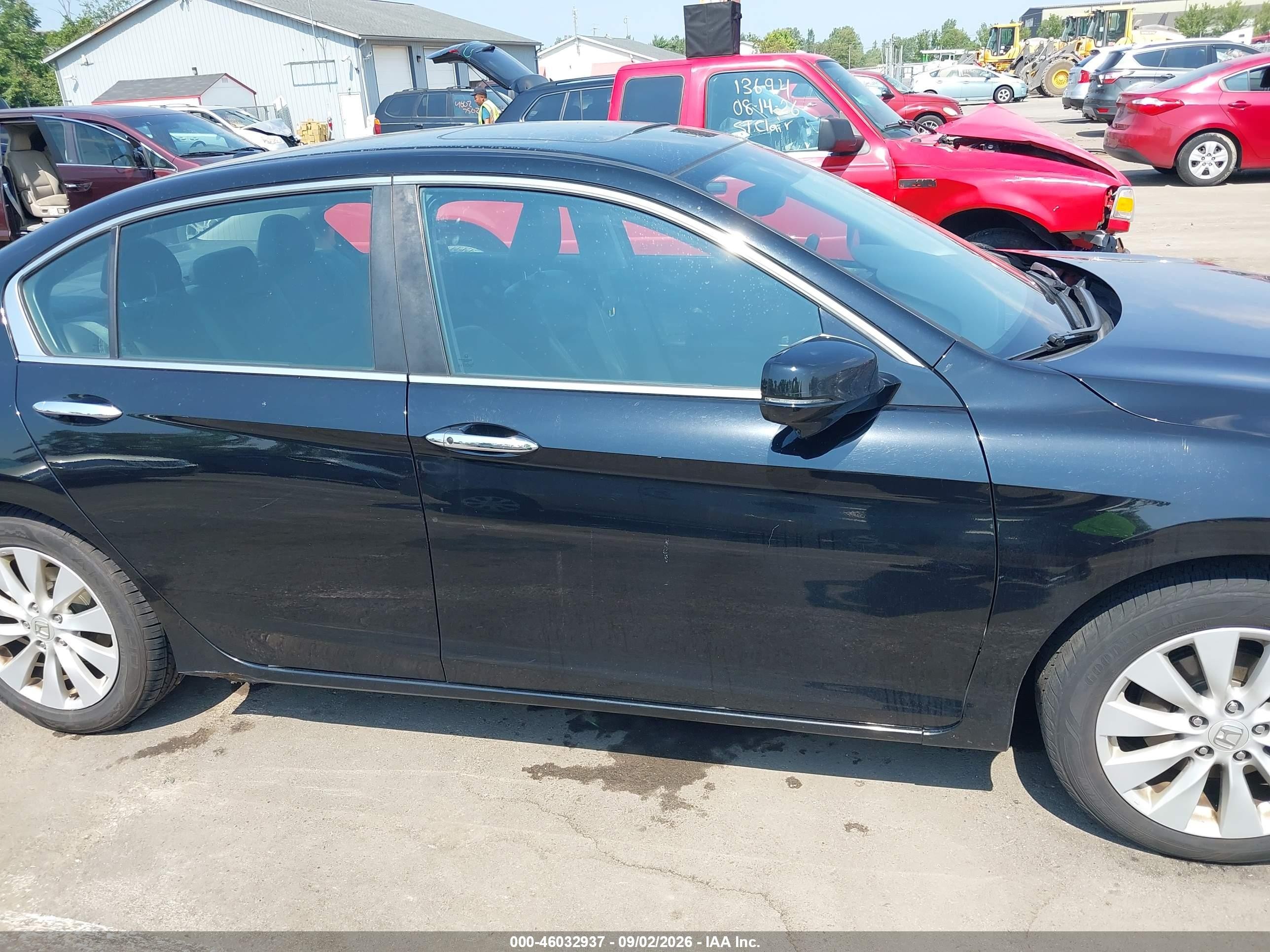 2015 Honda Accord Ex-l Black vin: 1HGCR2F89FA056356