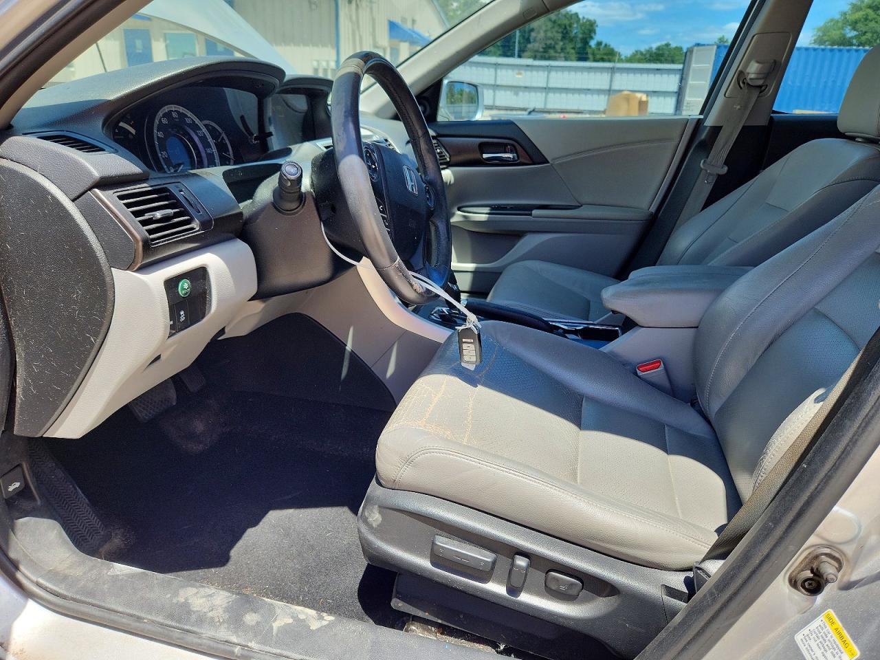 2015 Honda Accord Exl Серебряный vin: 1HGCR2F89FA083928