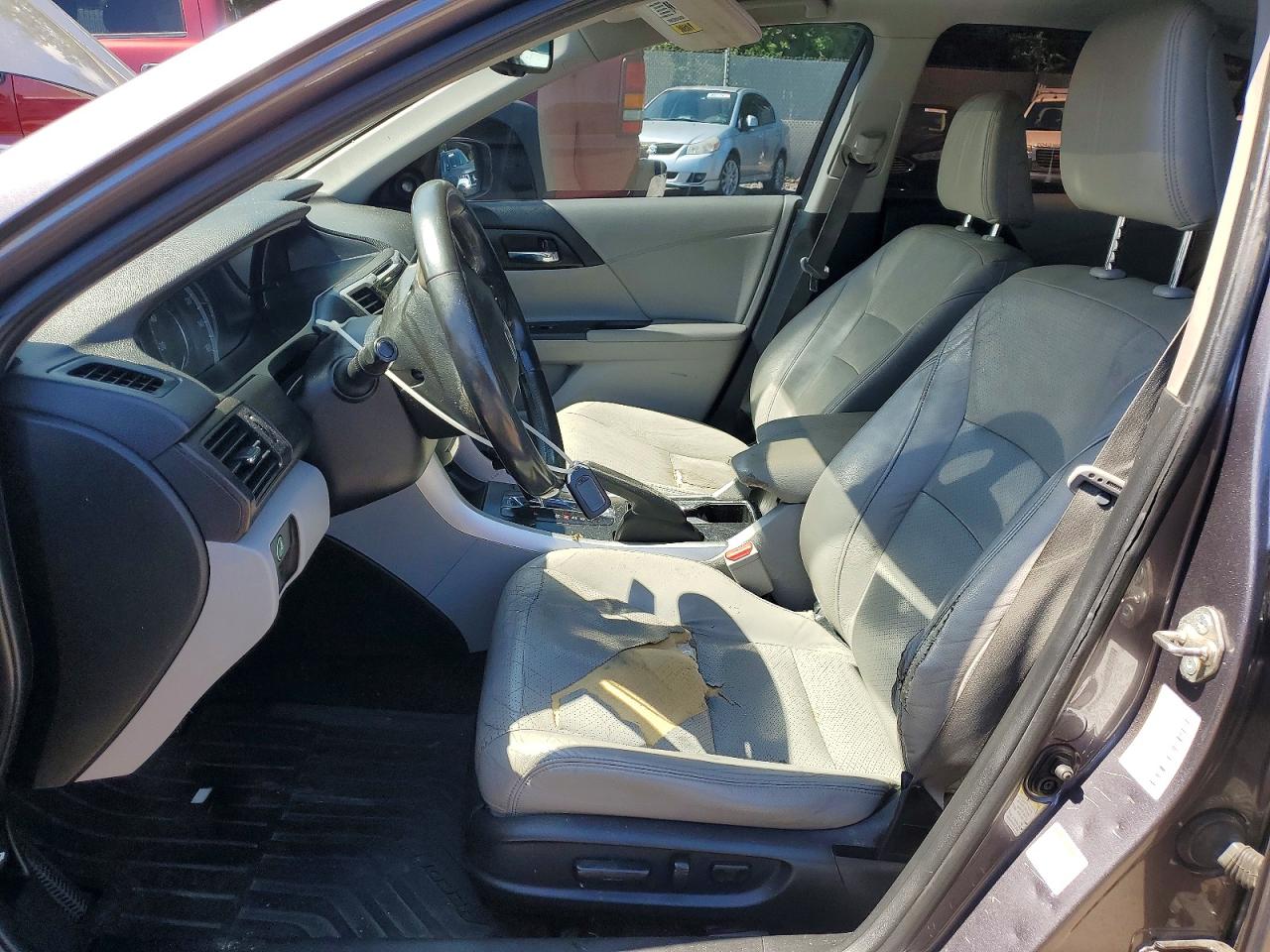 2015 Honda Accord Exl Gray vin: 1HGCR2F89FA085310
