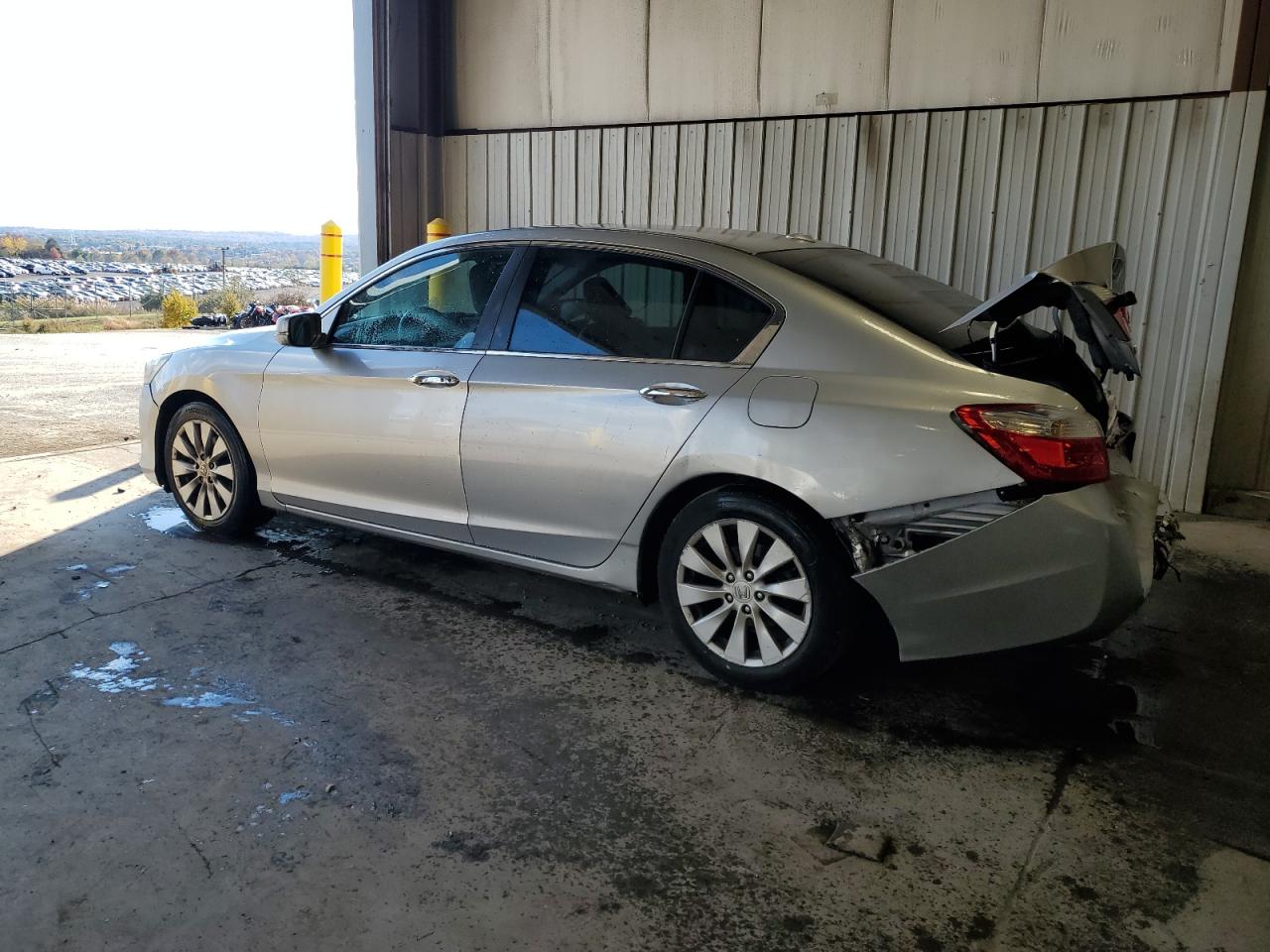 2015 Honda Accord Exl Silver vin: 1HGCR2F89FA106267