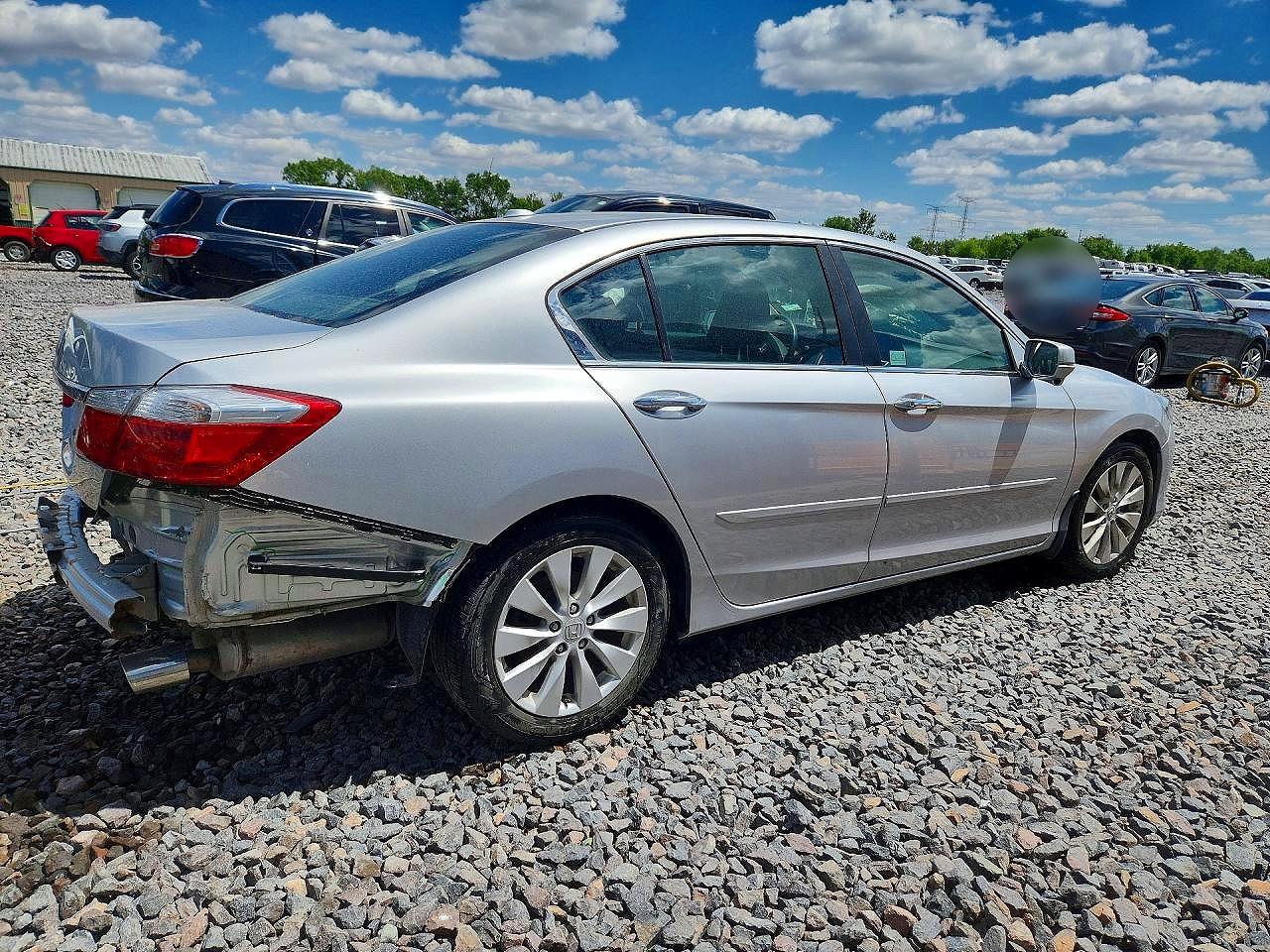 2015 Honda Accord Exl Silver vin: 1HGCR2F89FA107855