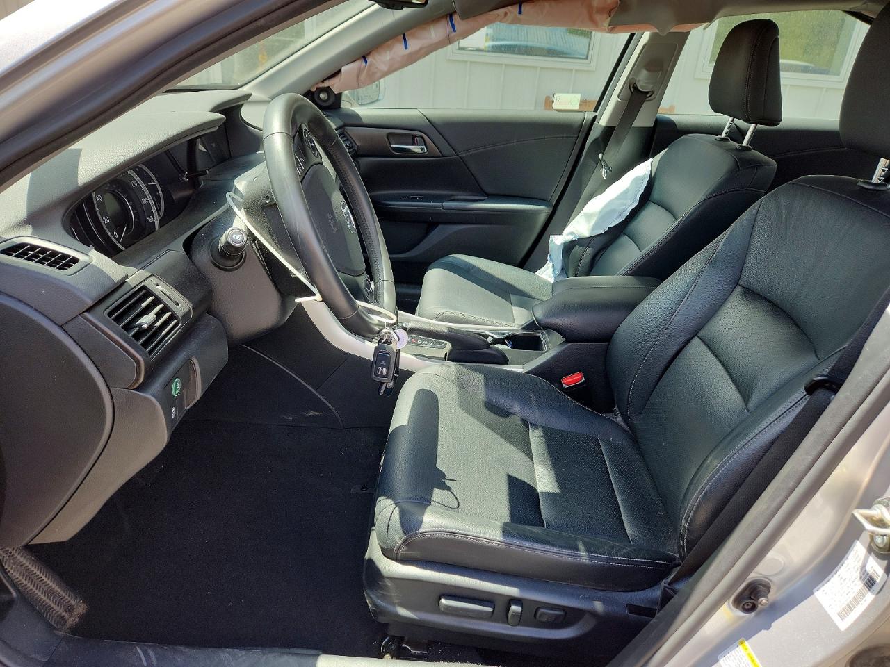 2015 Honda Accord Exl Silver vin: 1HGCR2F89FA107855