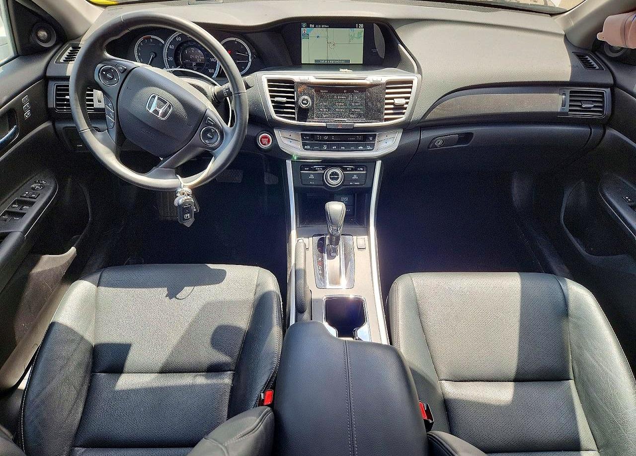 2015 Honda Accord Exl Silver vin: 1HGCR2F89FA107855
