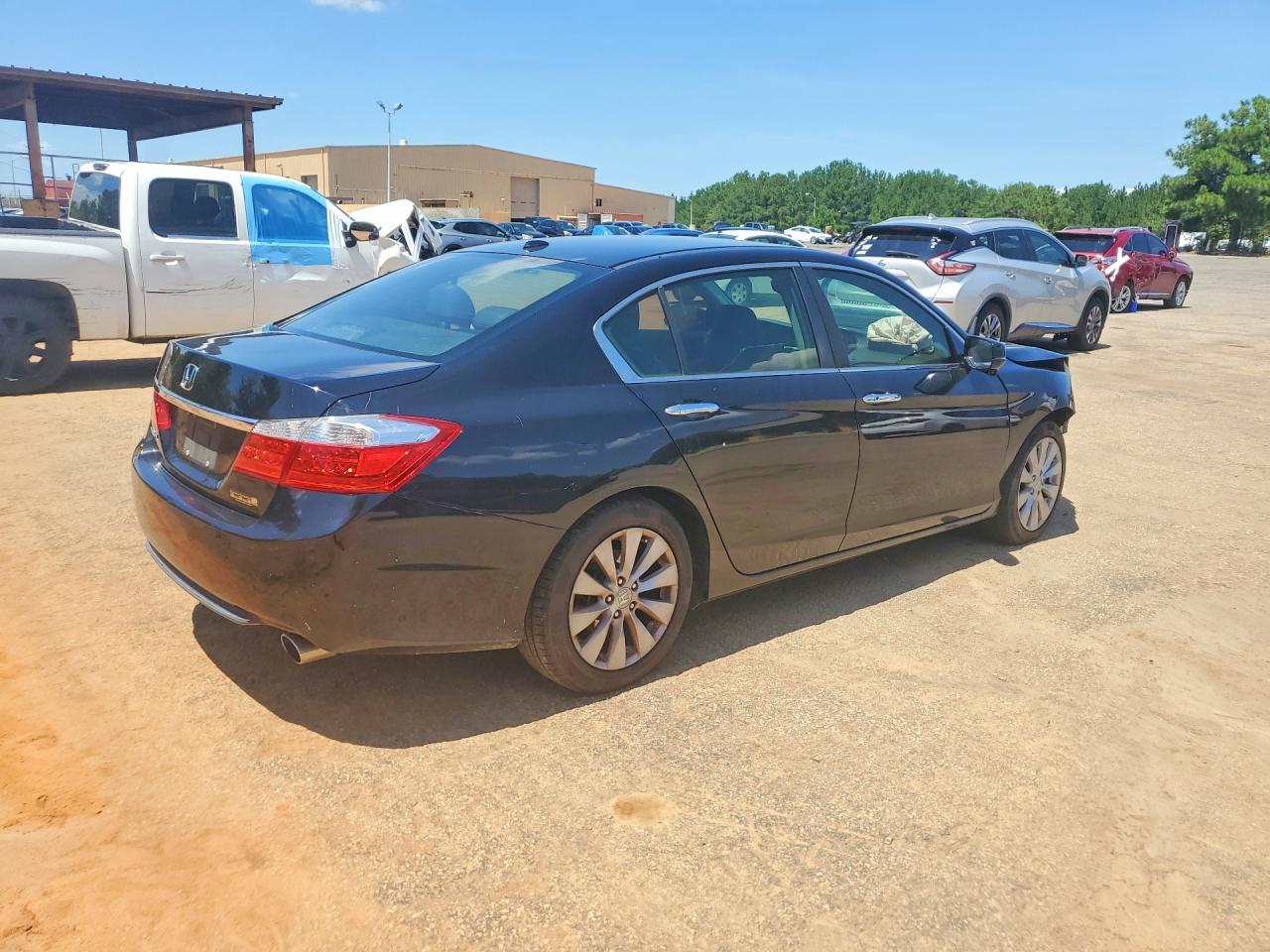 2015 Honda Accord Exl Черный vin: 1HGCR2F89FA132965