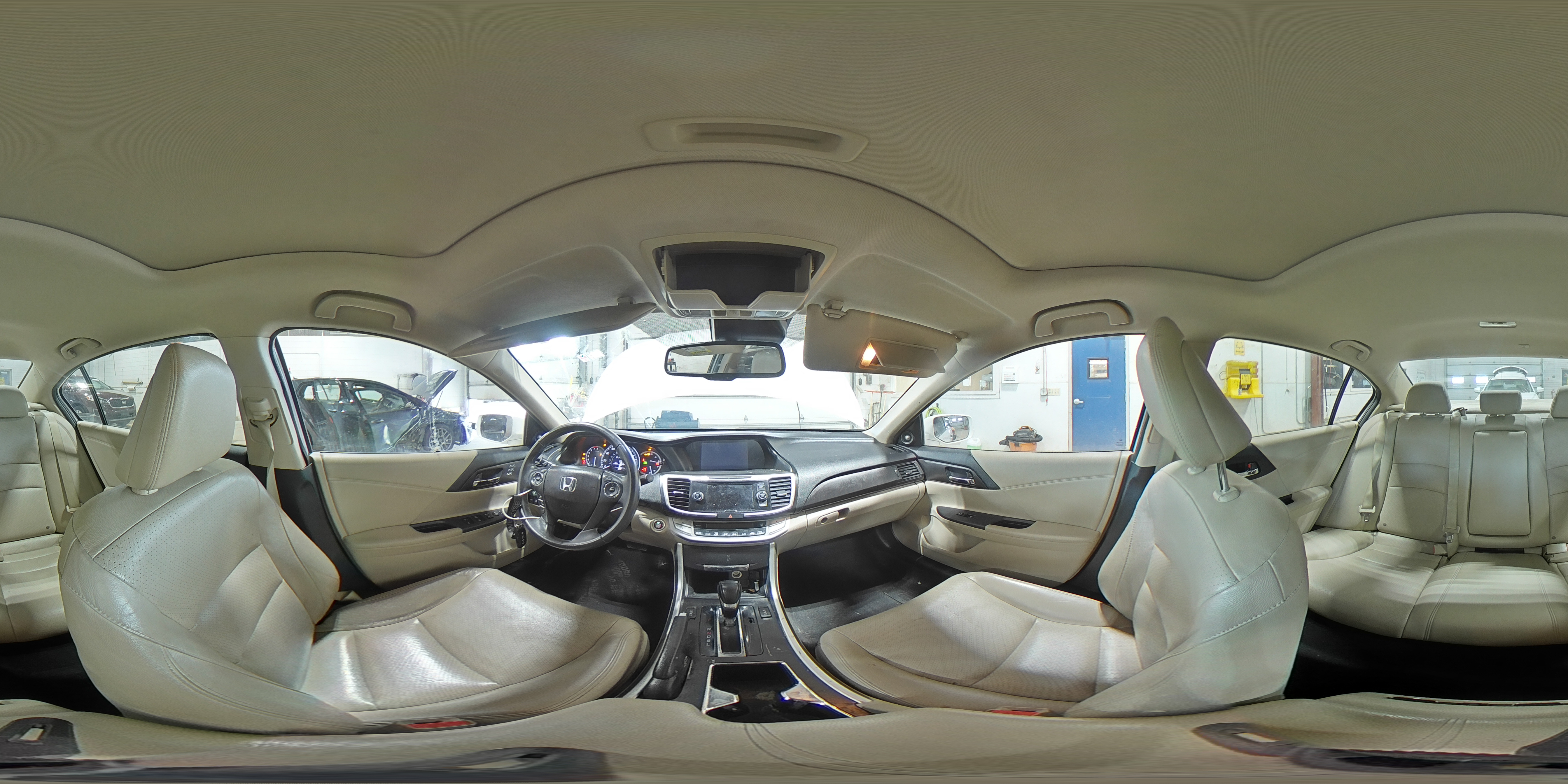 2015 Honda Accord Exl Белый vin: 1HGCR2F89FA144193