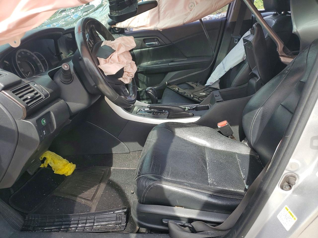 2015 Honda Accord Exl Silver vin: 1HGCR2F89FA161821