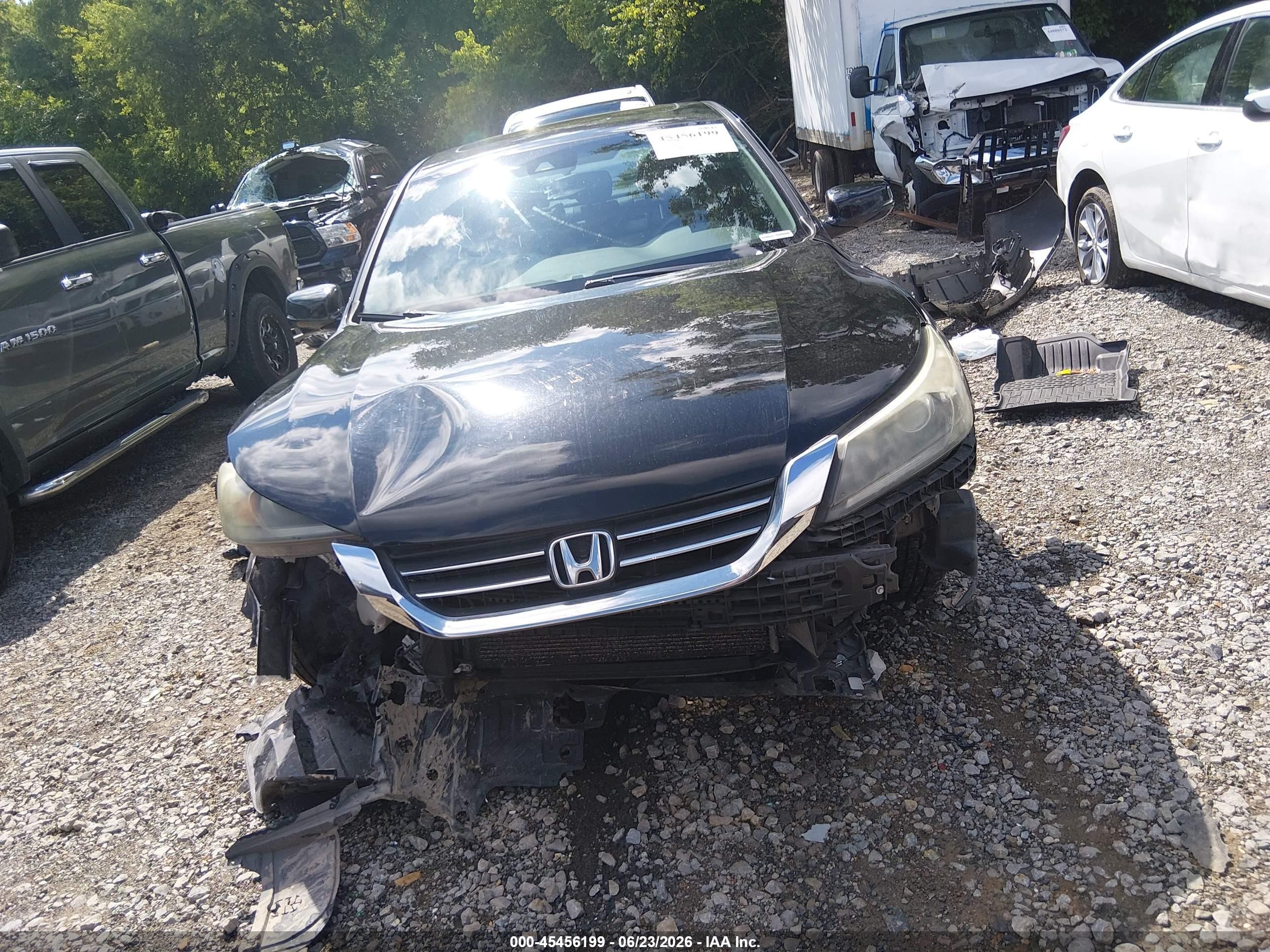 2015 Honda Accord Ex-l Black vin: 1HGCR2F89FA176609