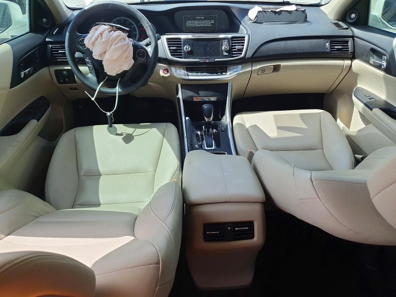 2015 Honda Accord Exl Белый vin: 1HGCR2F89FA179848