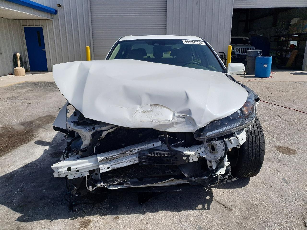 2015 Honda Accord Exl Белый vin: 1HGCR2F89FA179848