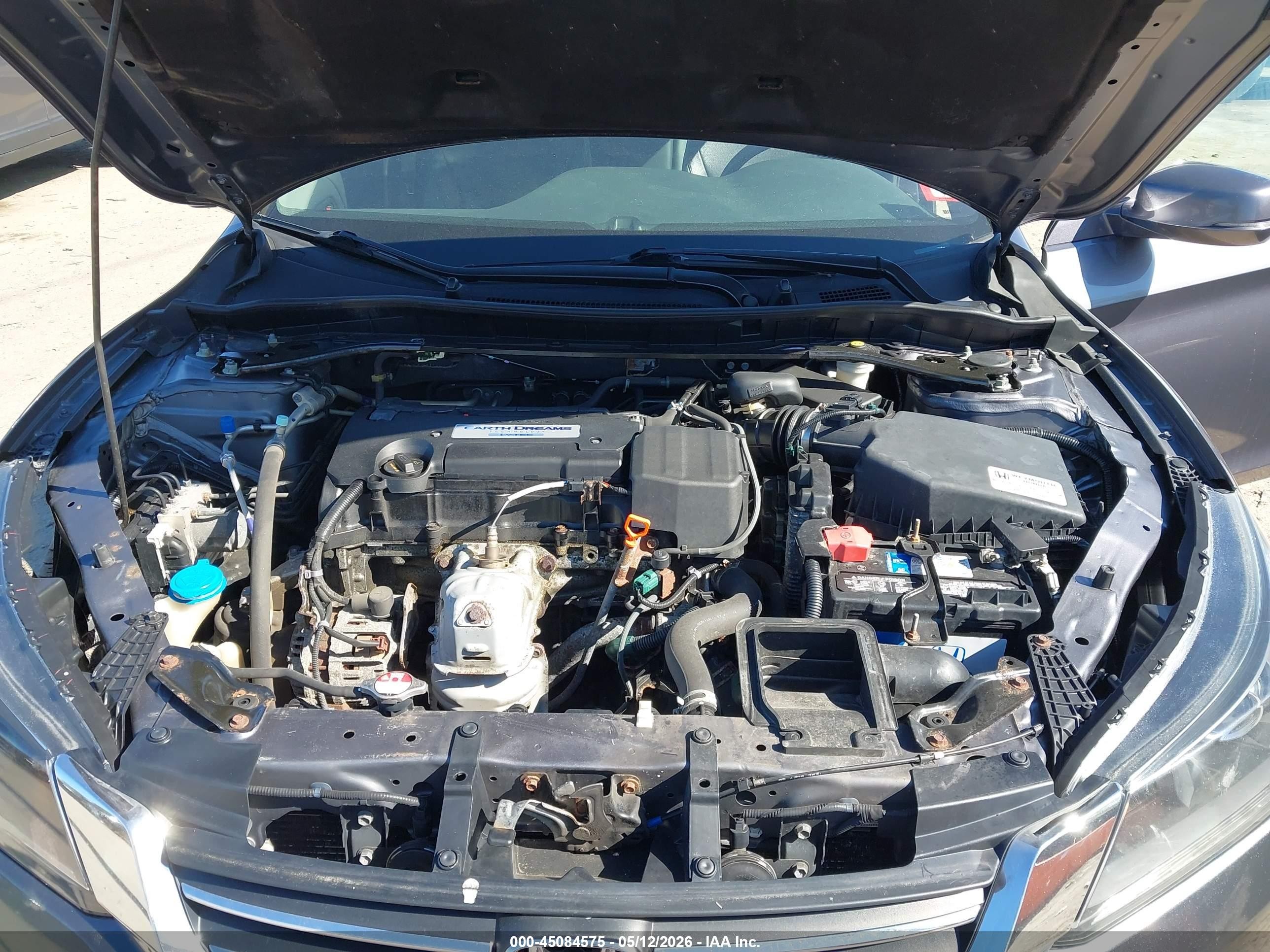 2015 Honda Accord Ex-l Серый vin: 1HGCR2F89FA203436