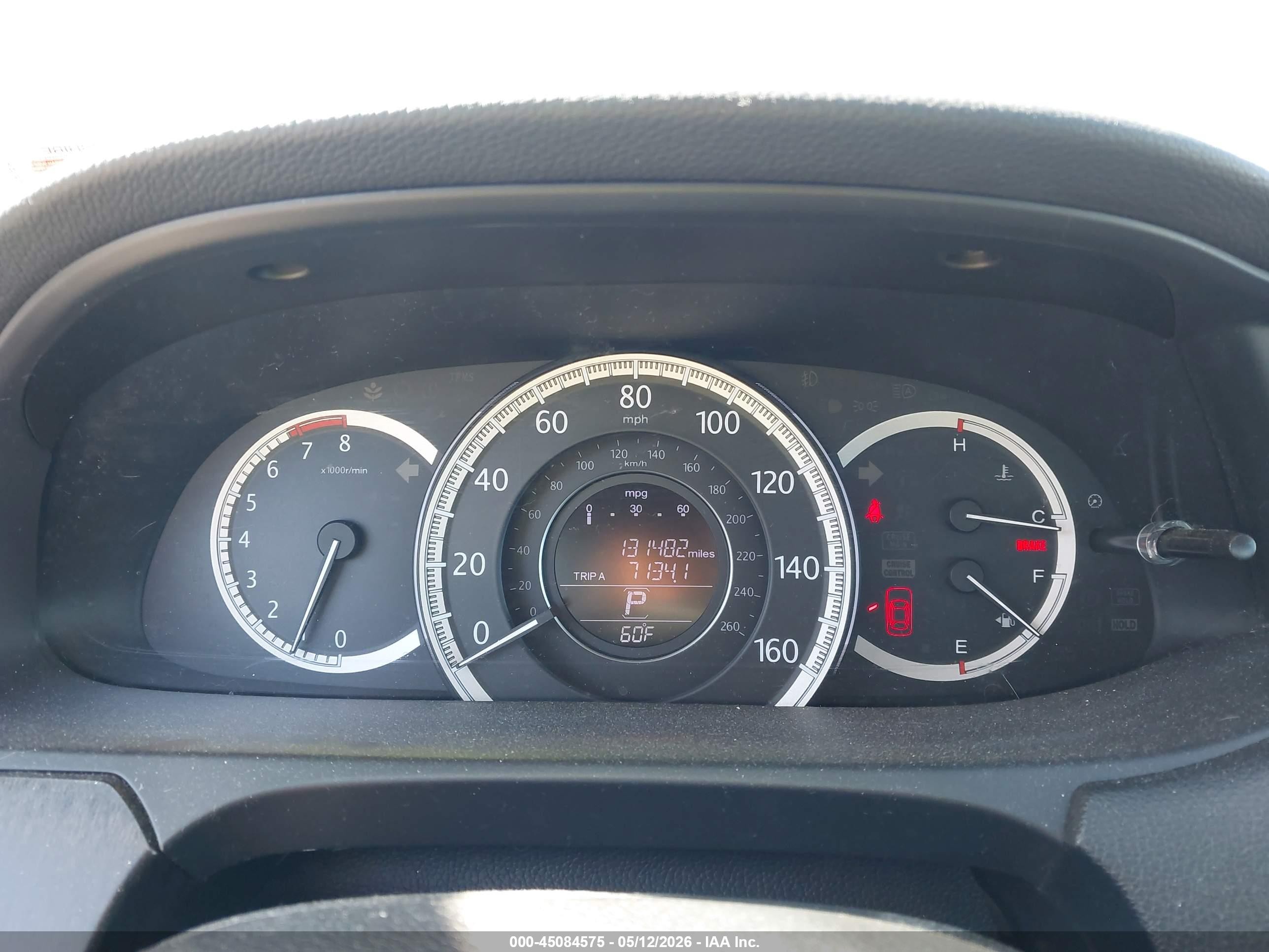 2015 Honda Accord Ex-l Серый vin: 1HGCR2F89FA203436