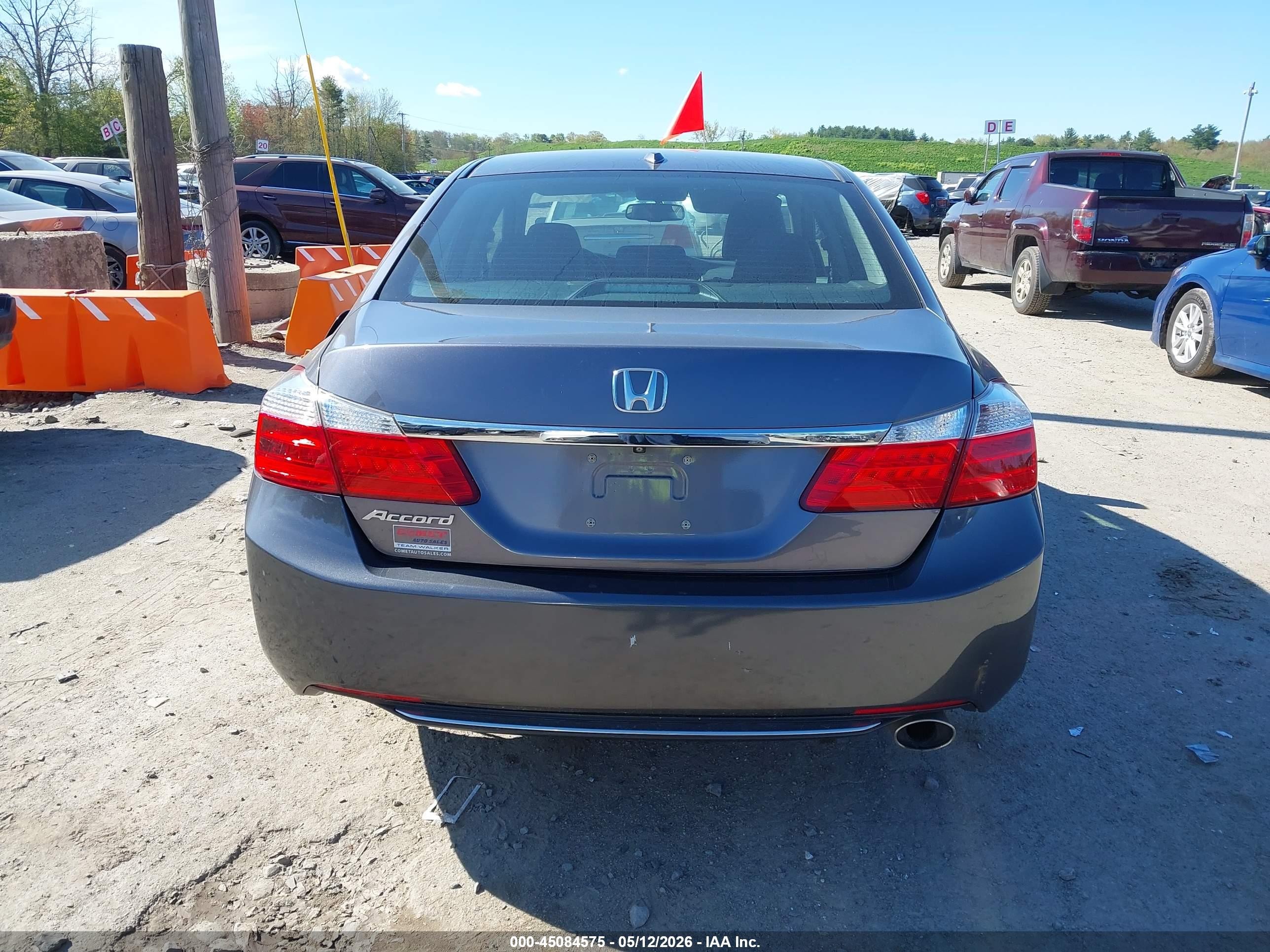 2015 Honda Accord Ex-l Серый vin: 1HGCR2F89FA203436