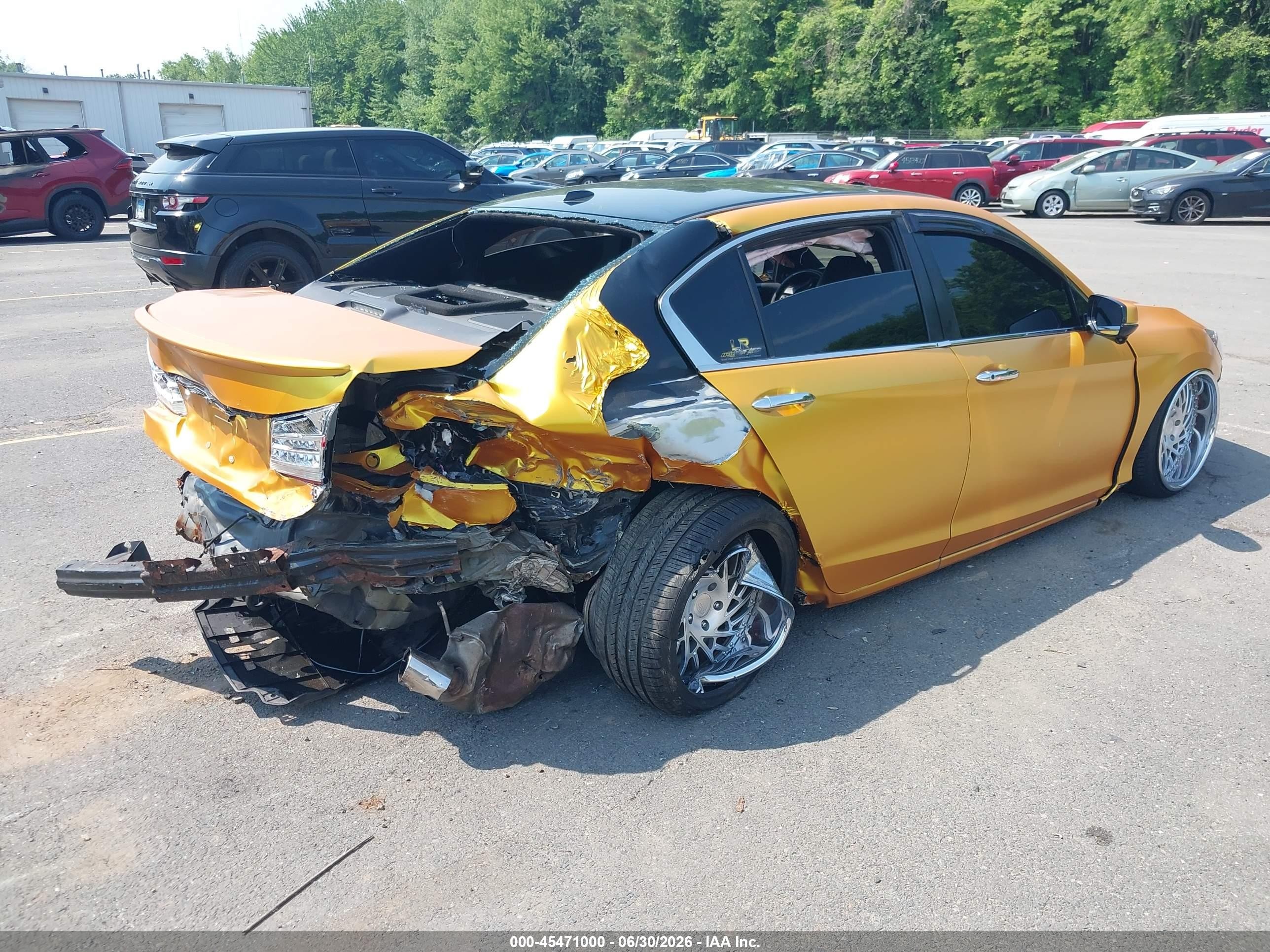 2015 Honda Accord Ex-l Black vin: 1HGCR2F89FA213755