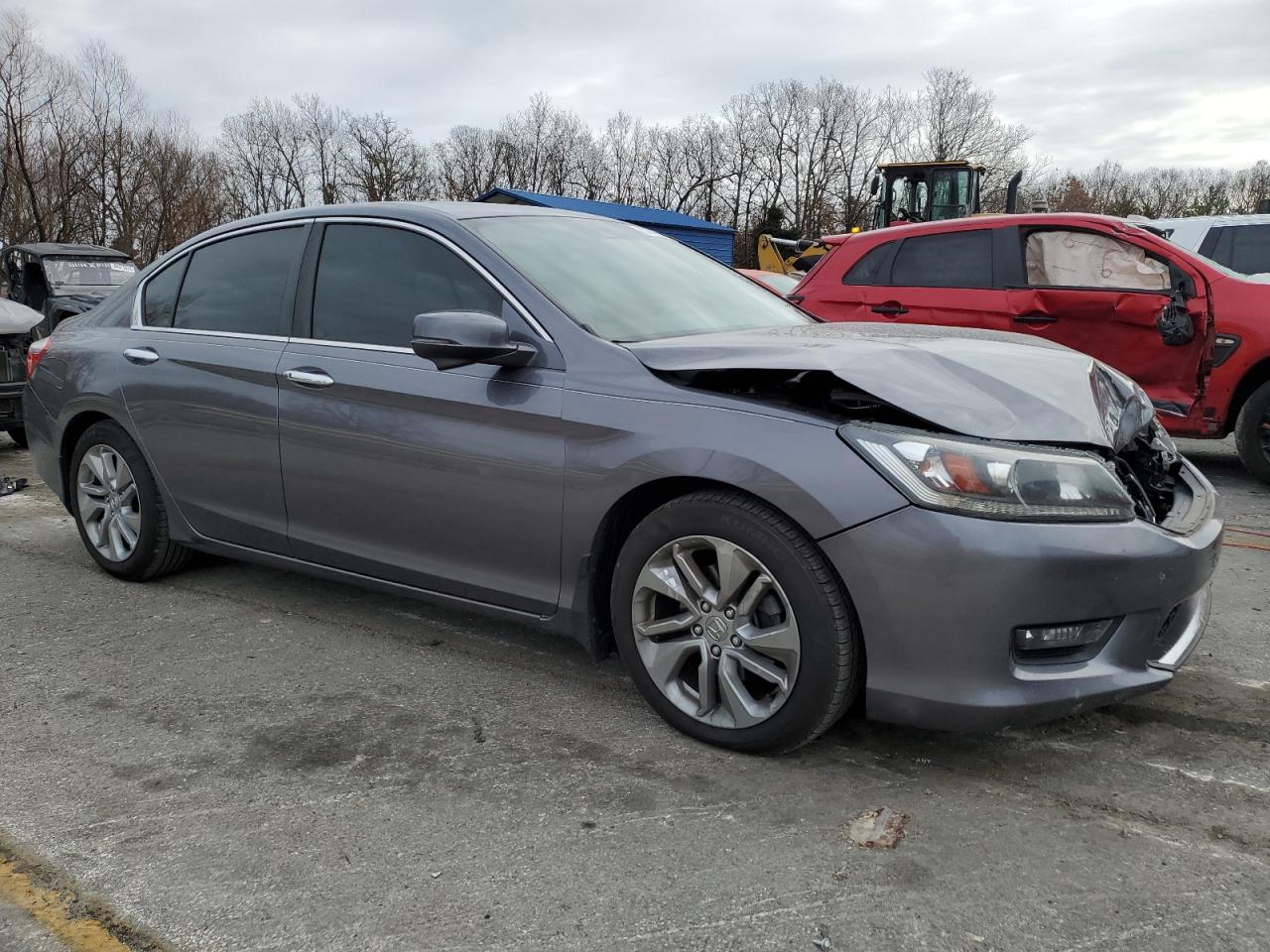 2015 Honda Accord Exl Gray vin: 1HGCR2F89FA216106
