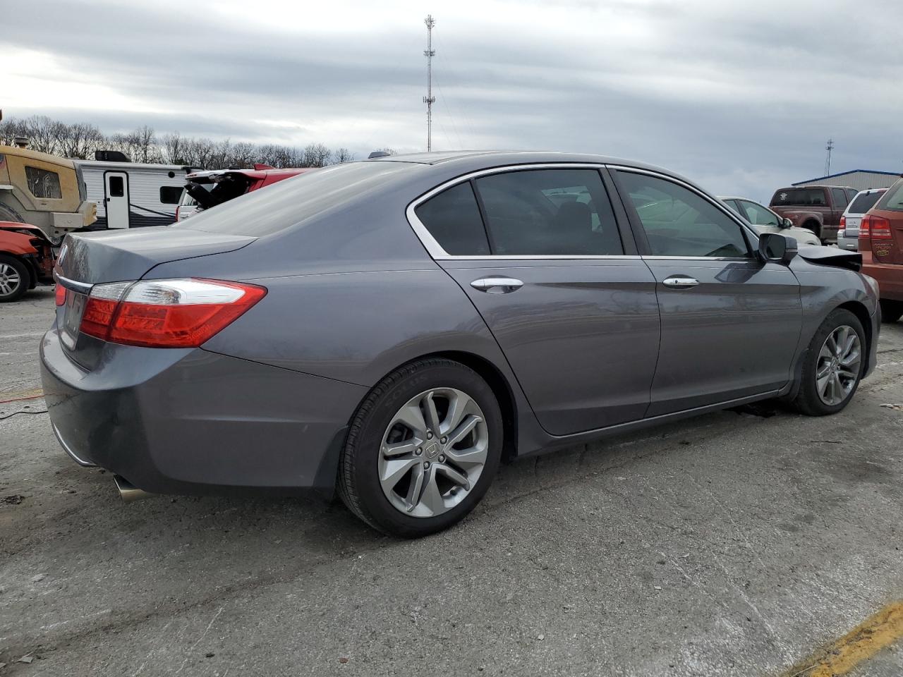 2015 Honda Accord Exl Gray vin: 1HGCR2F89FA216106