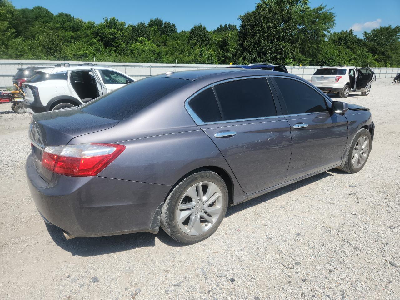 2015 Honda Accord Exl Gray vin: 1HGCR2F89FA216106