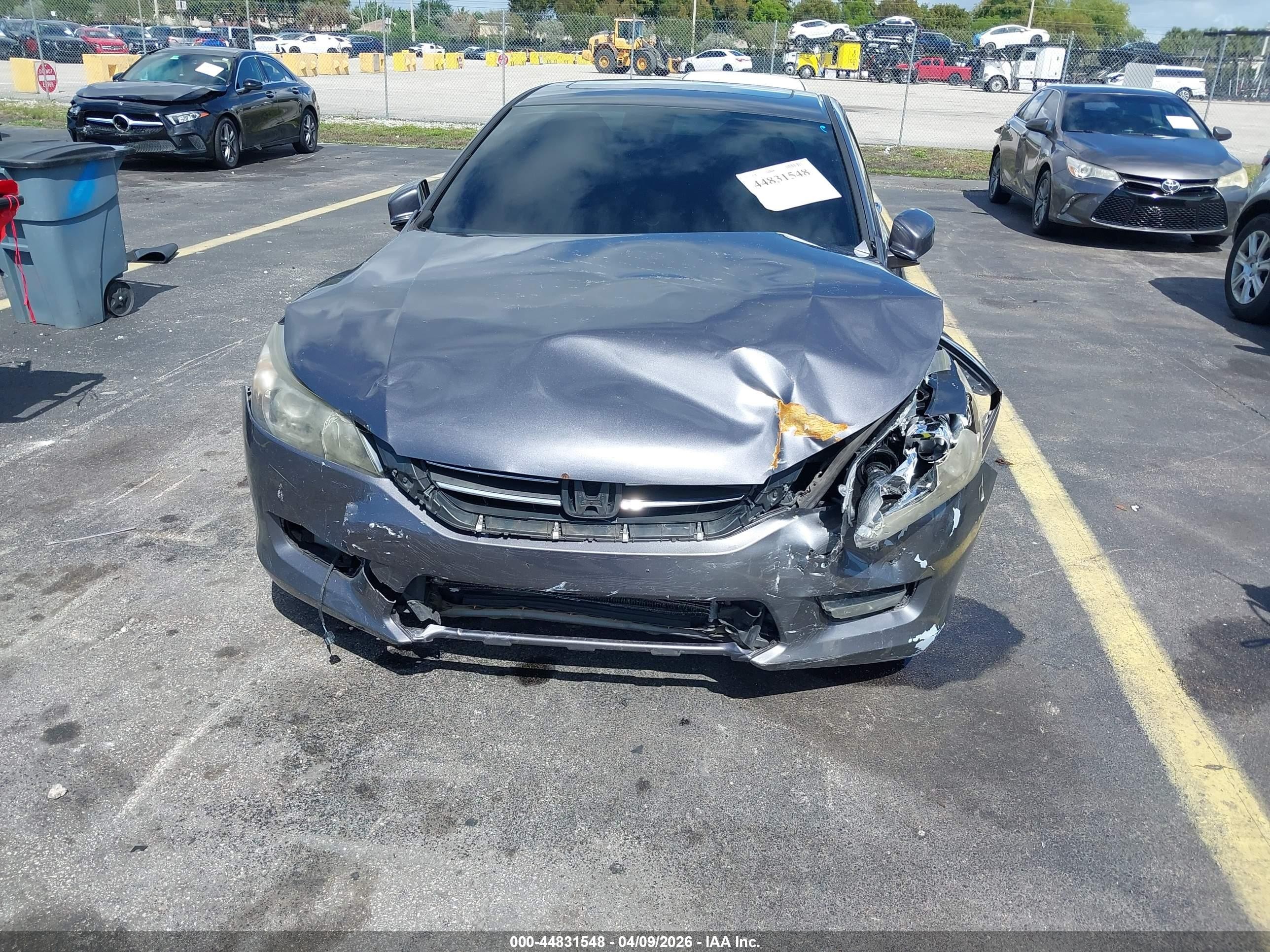 2015 Honda Accord Ex-l Gray vin: 1HGCR2F89FA263331