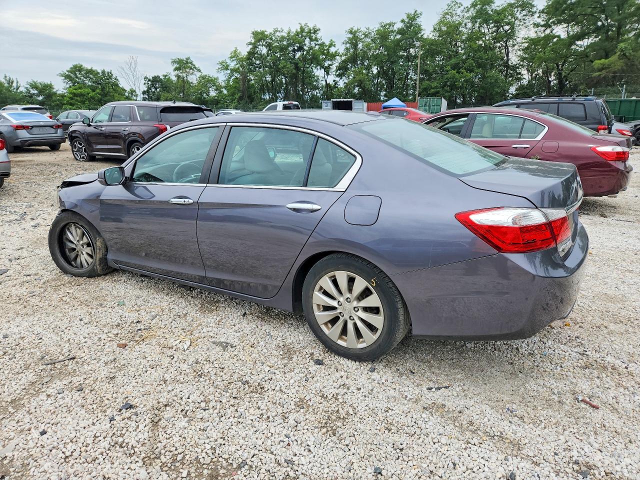 2015 Honda Accord Exl Gray vin: 1HGCR2F89FA263376