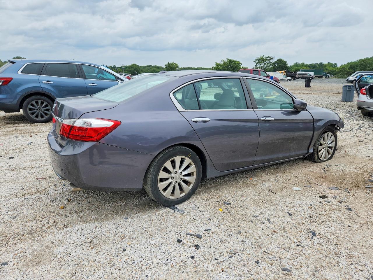 2015 Honda Accord Exl Gray vin: 1HGCR2F89FA263376