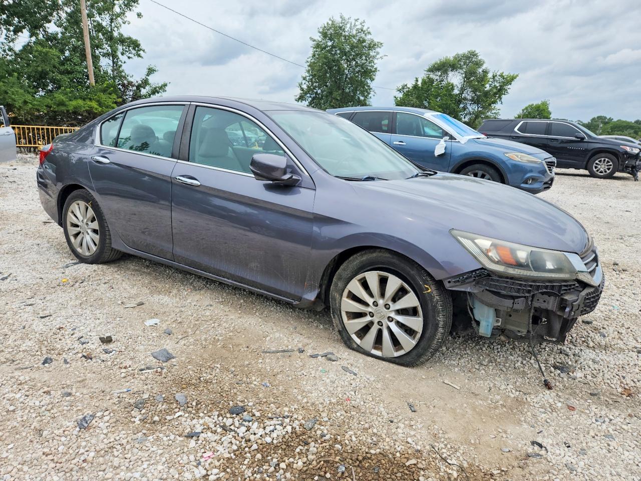 2015 Honda Accord Exl Gray vin: 1HGCR2F89FA263376