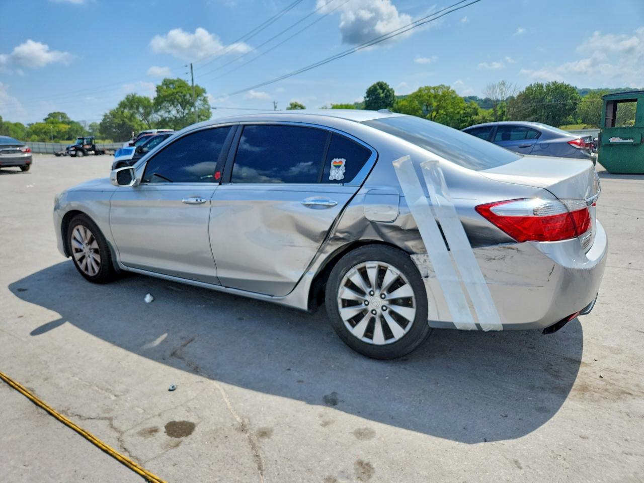 2013 Honda Accord Exl Серебряный vin: 1HGCR2F8XDA007146