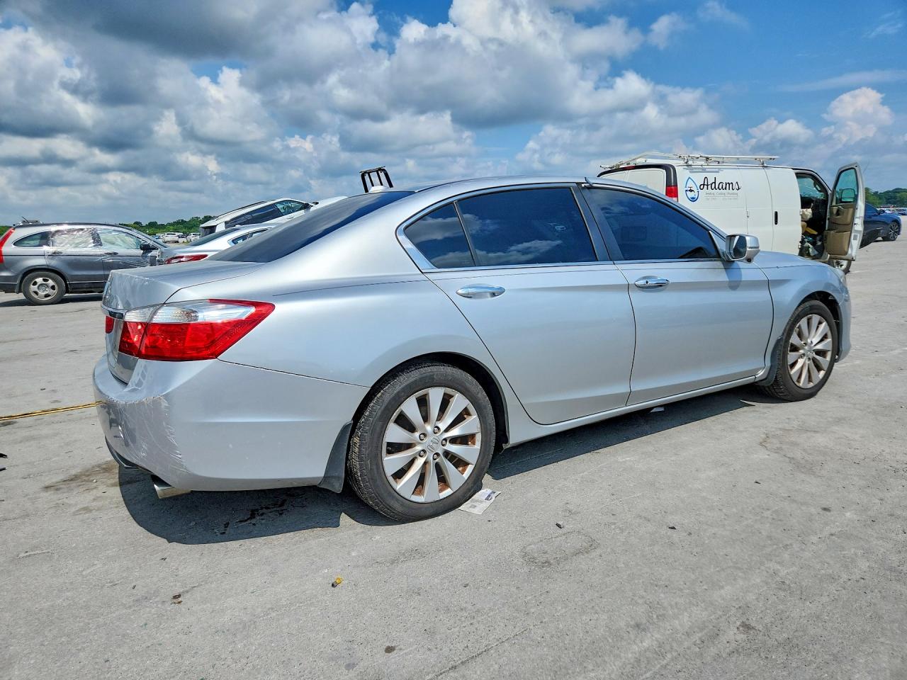 2013 Honda Accord Exl Серебряный vin: 1HGCR2F8XDA007146