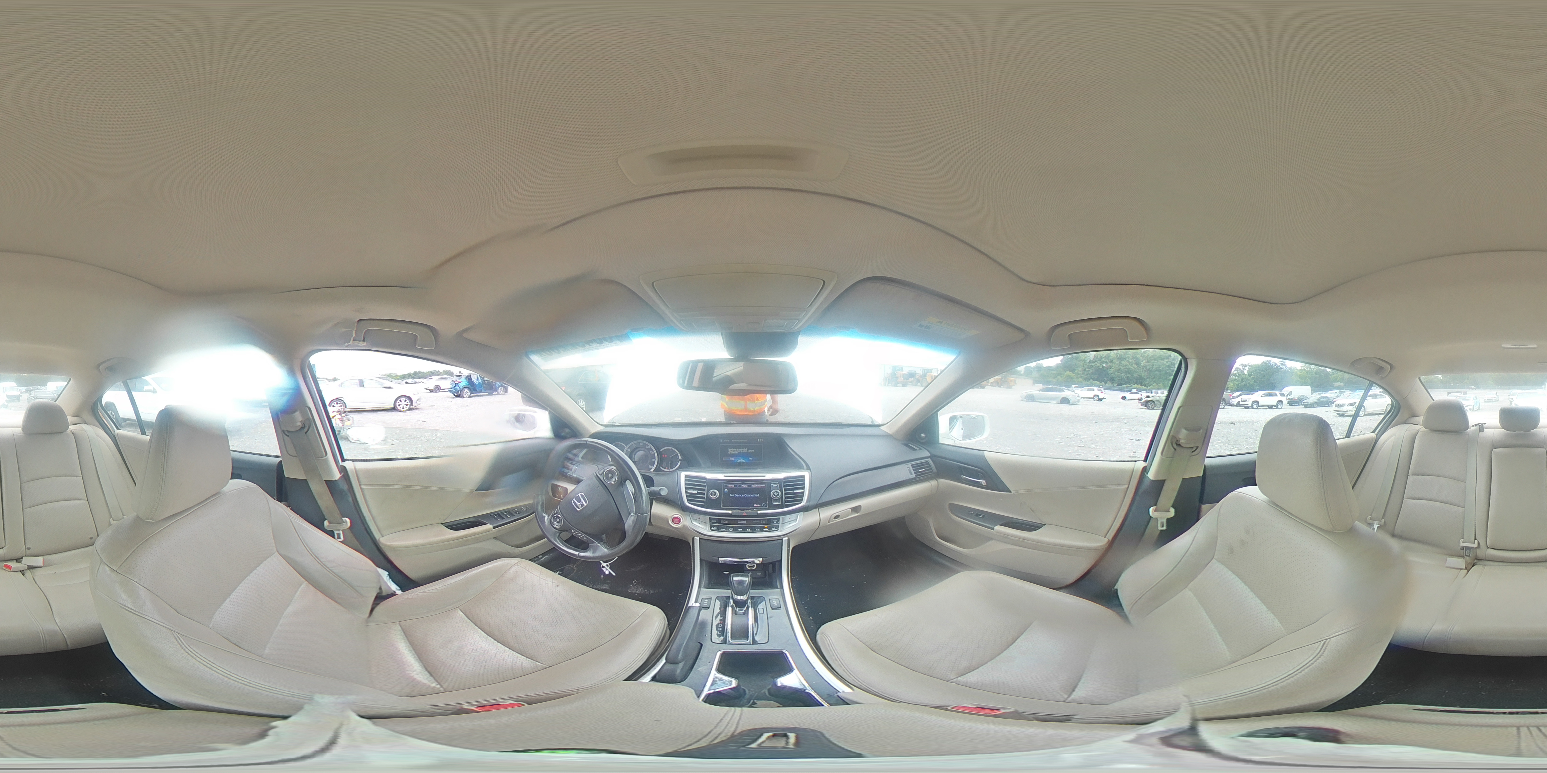 2013 Honda Accord Exl White vin: 1HGCR2F8XDA021368