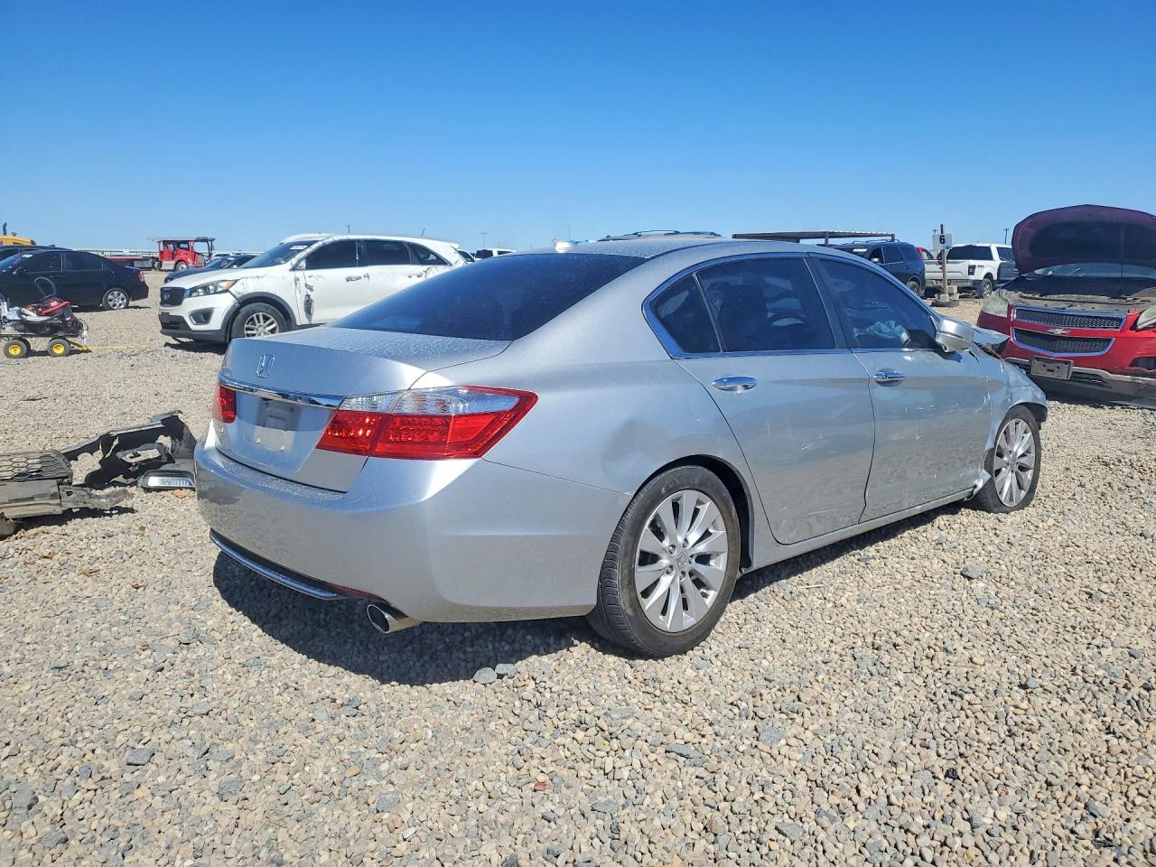 2013 Honda Accord Exl Silver vin: 1HGCR2F8XDA030894