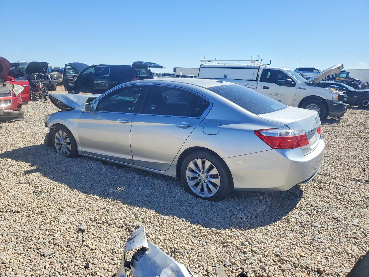 2013 Honda Accord Exl Silver vin: 1HGCR2F8XDA030894