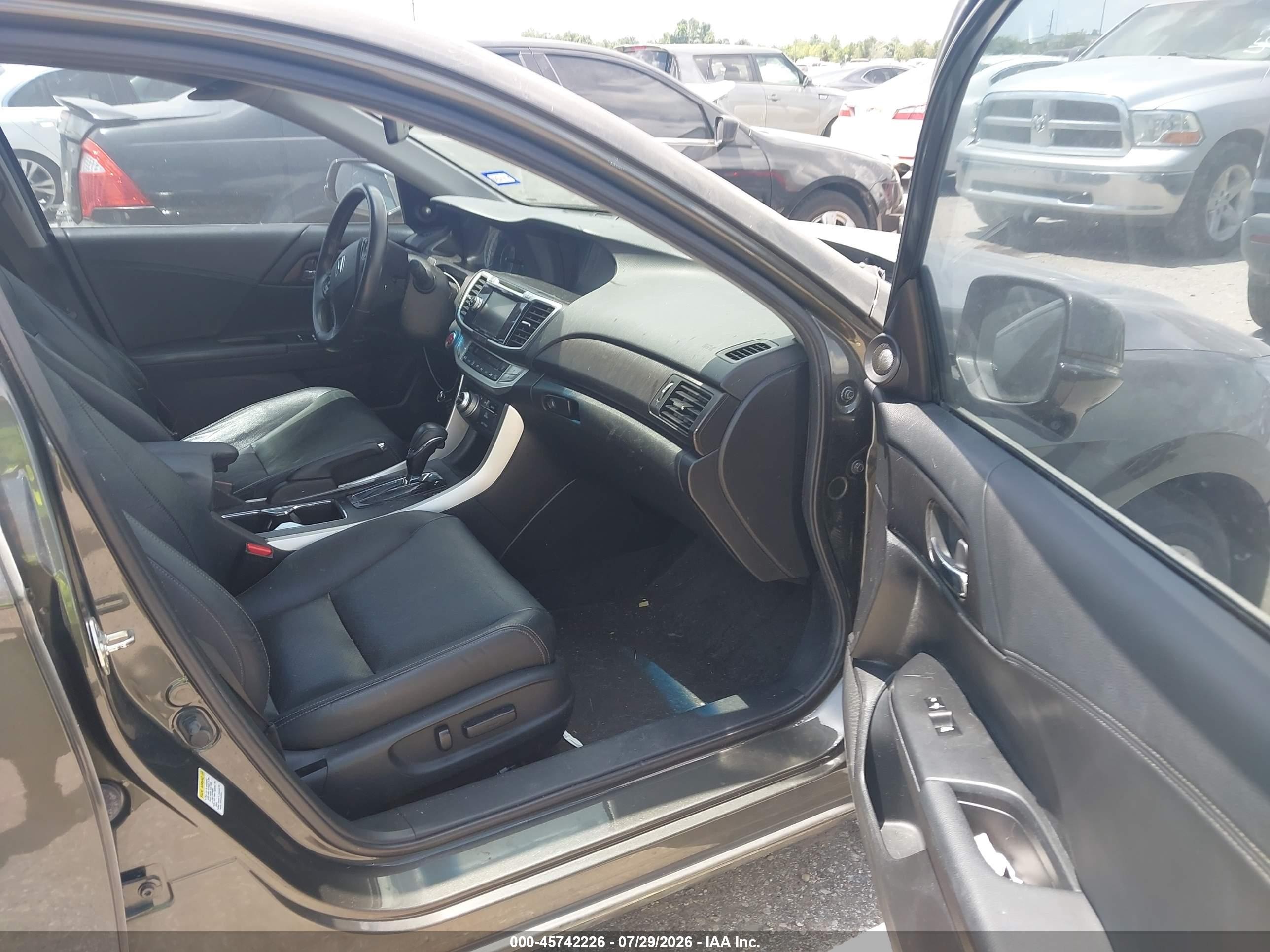 2013 Honda Accord Ex-l Gray vin: 1HGCR2F8XDA034315