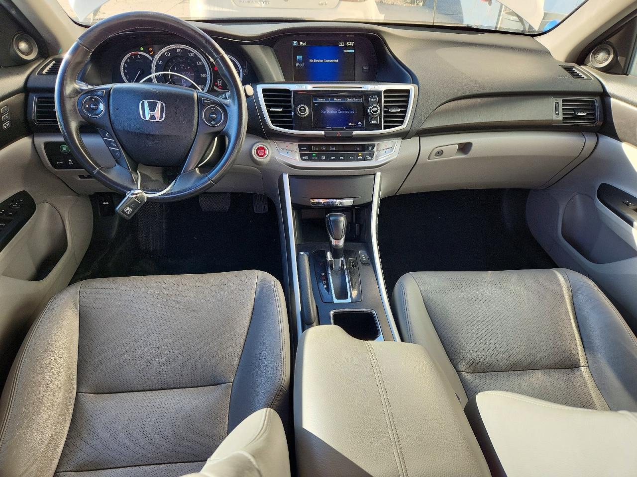 2013 Honda Accord Exl Silver vin: 1HGCR2F8XDA047274