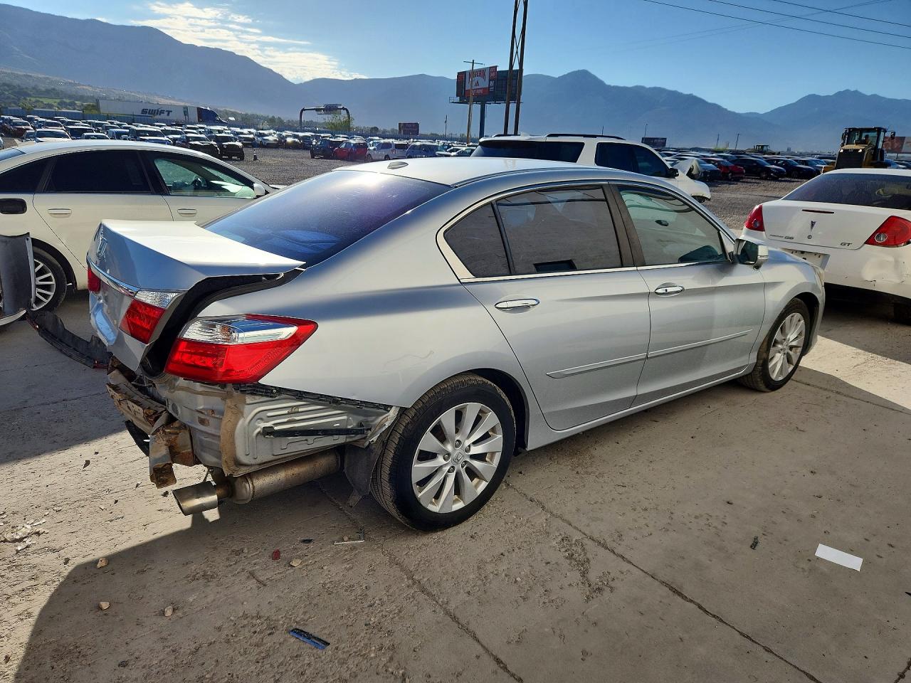 2013 Honda Accord Exl Silver vin: 1HGCR2F8XDA047274