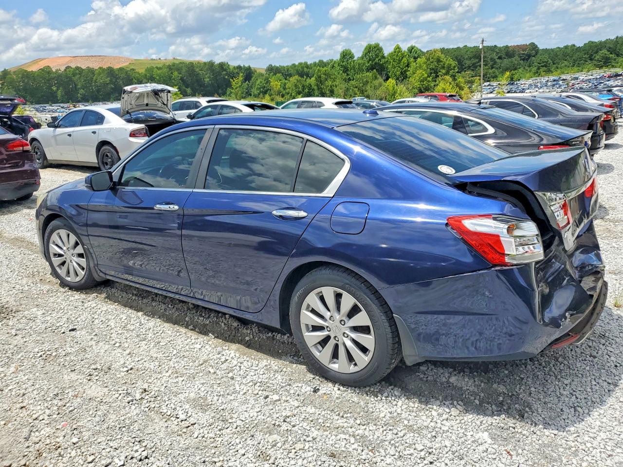 2013 Honda Accord Exl Blue vin: 1HGCR2F8XDA049932