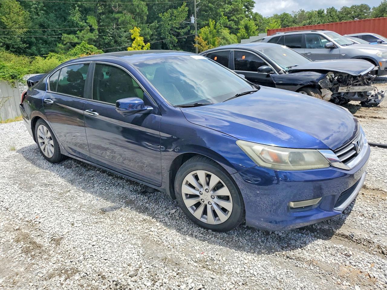 2013 Honda Accord Exl Blue vin: 1HGCR2F8XDA049932