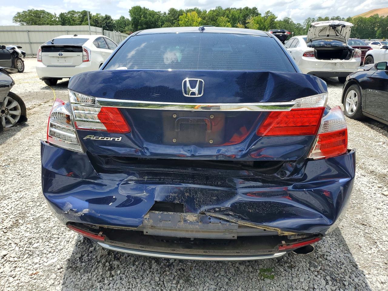 2013 Honda Accord Exl Blue vin: 1HGCR2F8XDA049932