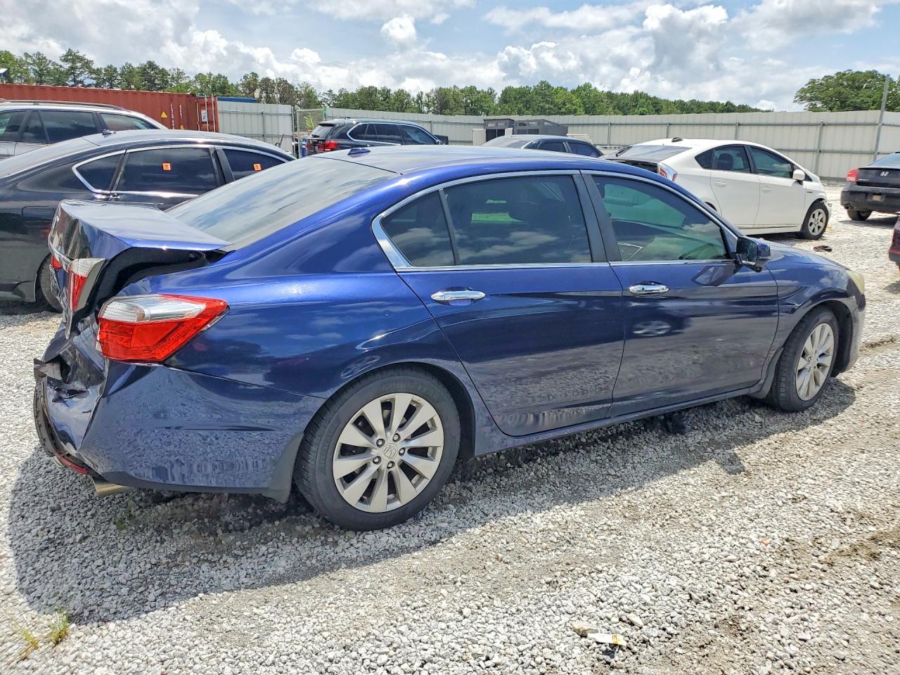 2013 Honda Accord Exl Blue vin: 1HGCR2F8XDA049932