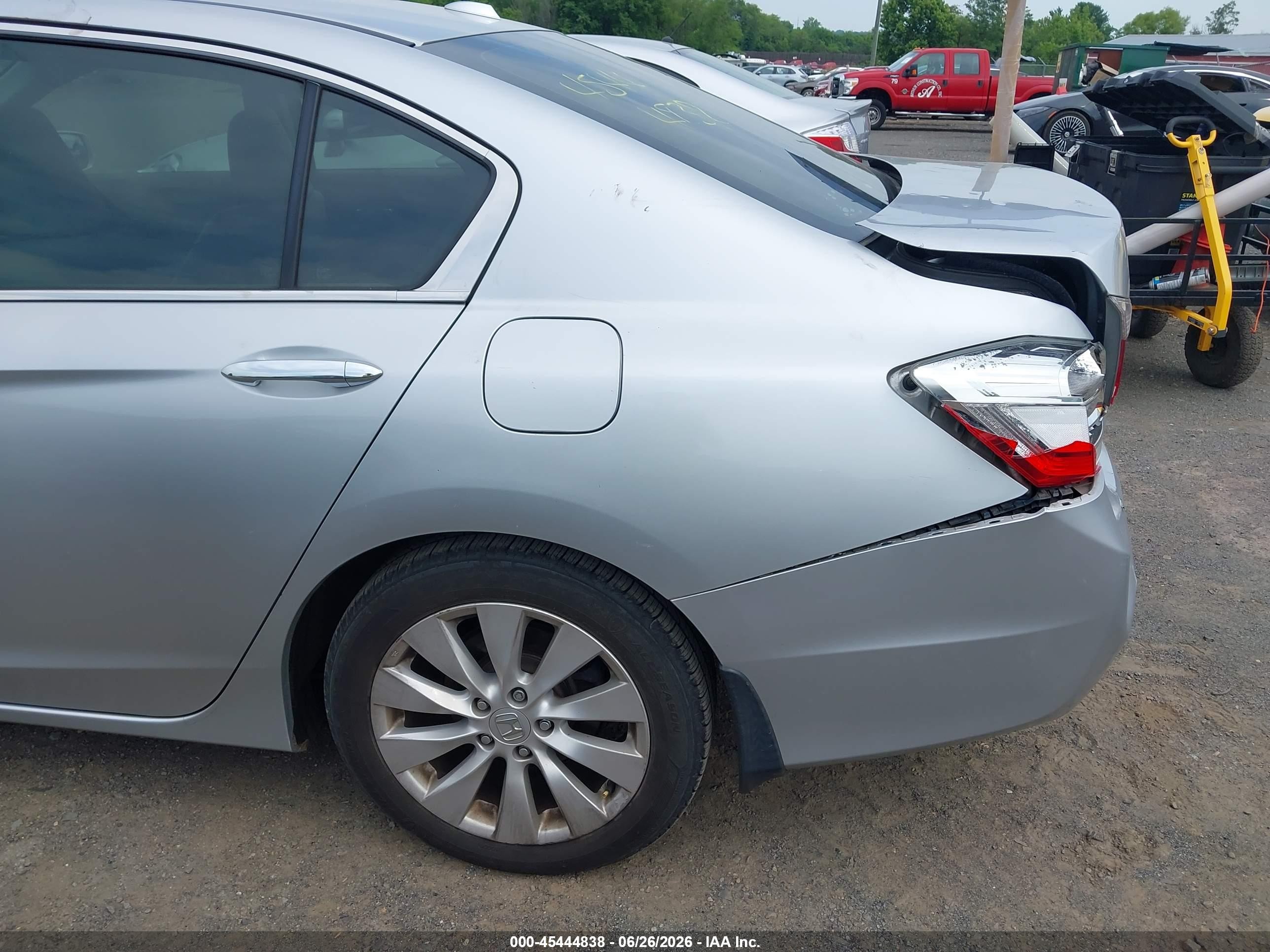 2013 Honda Accord Ex-l Silver vin: 1HGCR2F8XDA056279