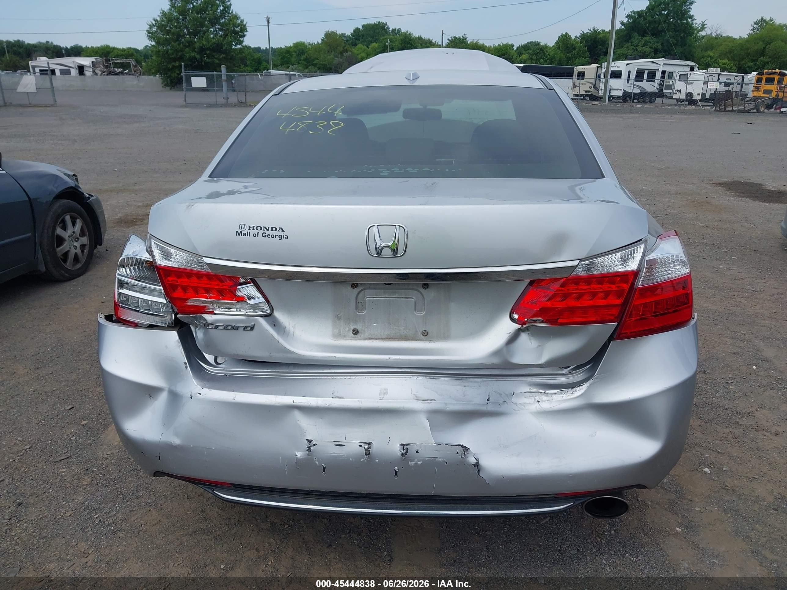 2013 Honda Accord Ex-l Silver vin: 1HGCR2F8XDA056279