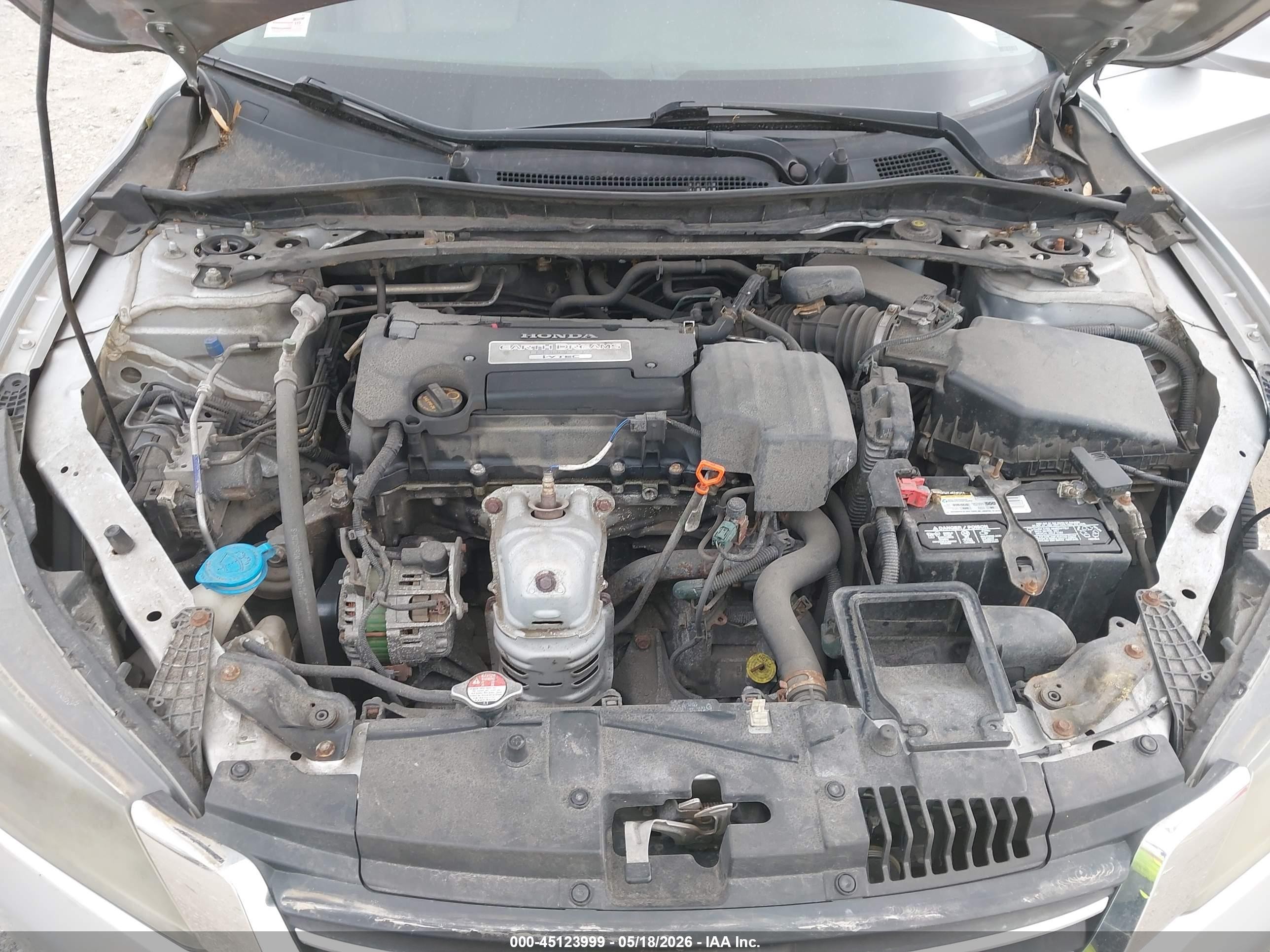 2013 Honda Accord Ex-l Silver vin: 1HGCR2F8XDA056282
