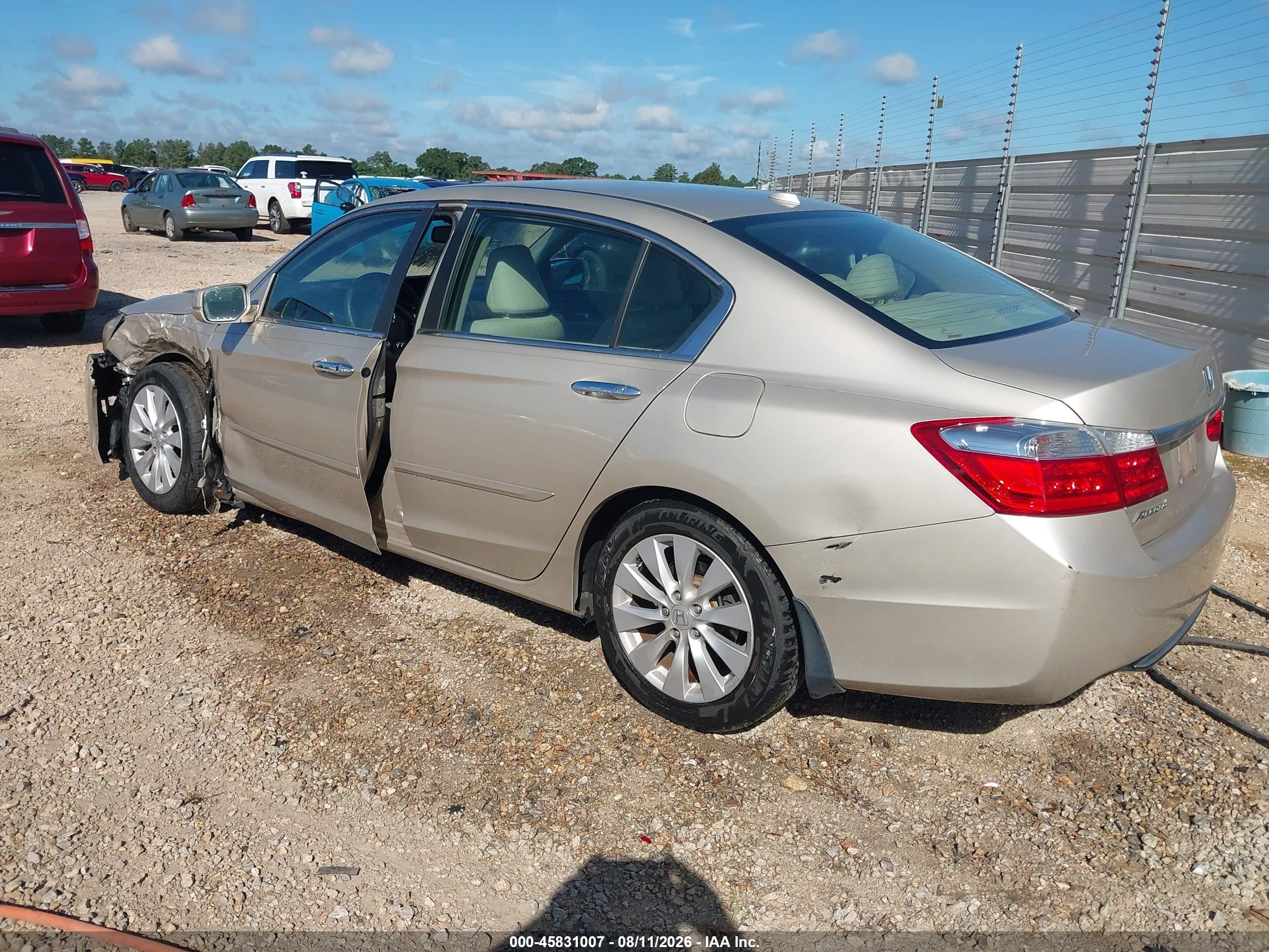 2013 Honda Accord Ex-l Brown vin: 1HGCR2F8XDA056850