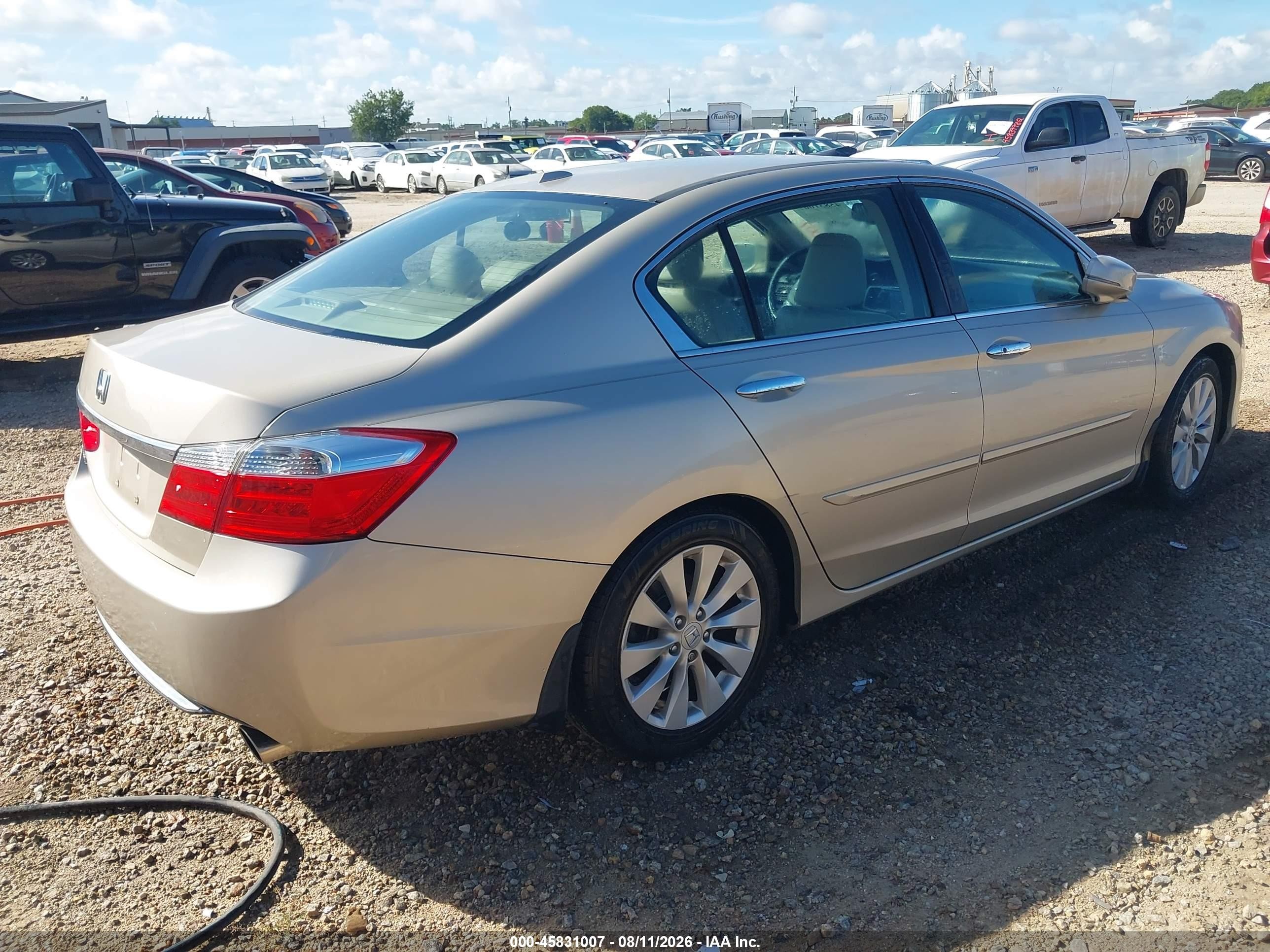 2013 Honda Accord Ex-l Brown vin: 1HGCR2F8XDA056850