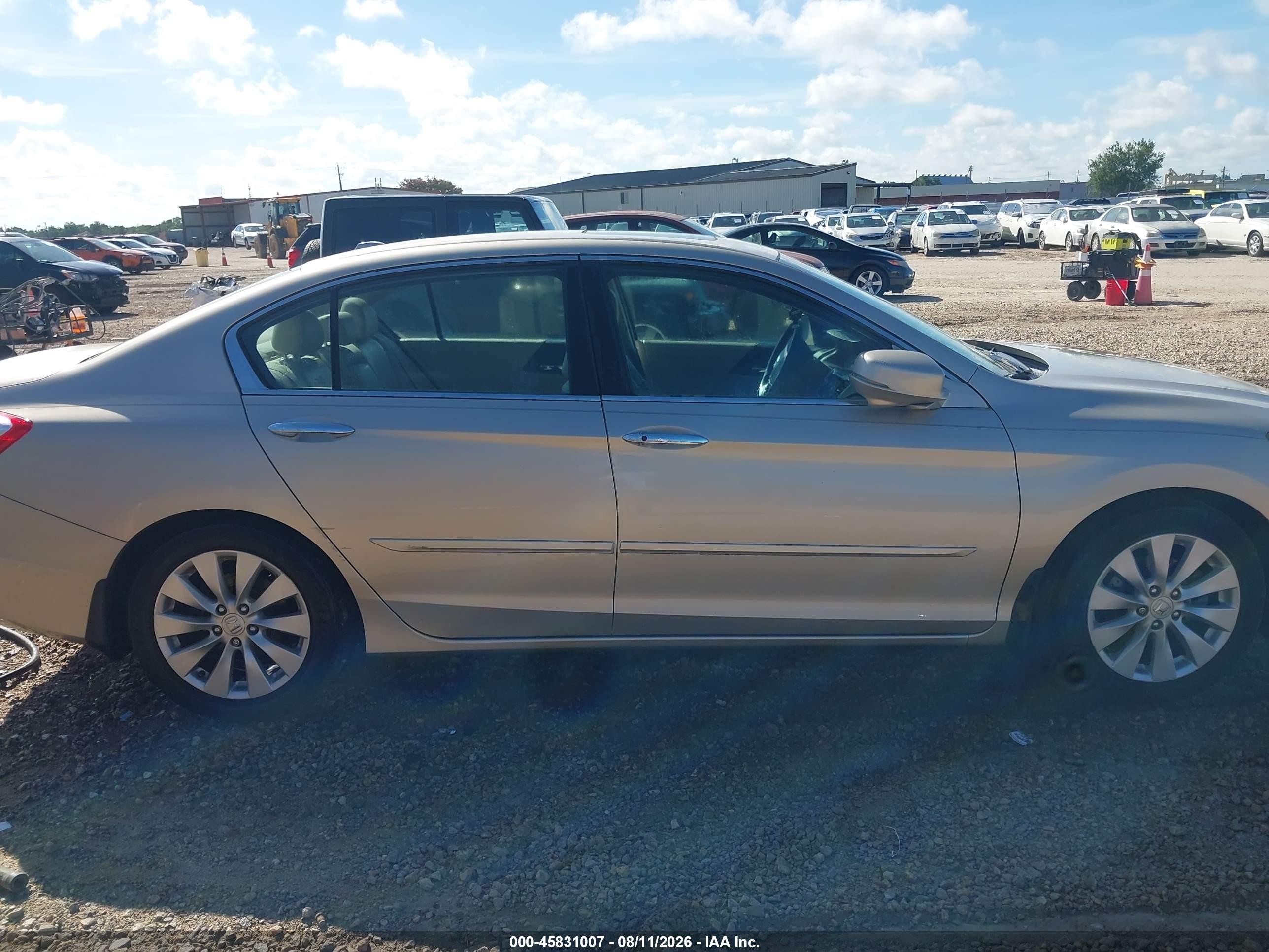 2013 Honda Accord Ex-l Brown vin: 1HGCR2F8XDA056850