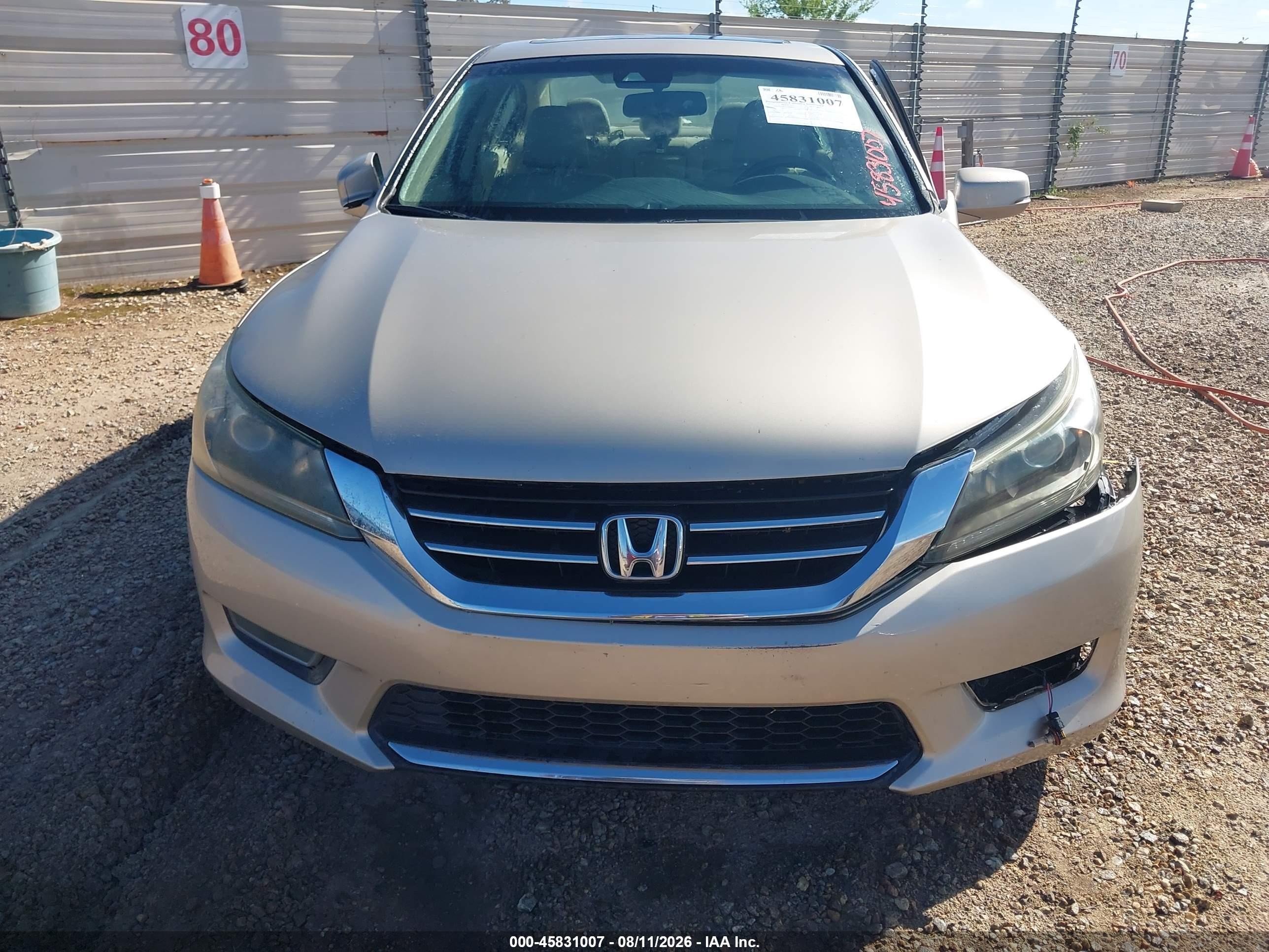 2013 Honda Accord Ex-l Brown vin: 1HGCR2F8XDA056850