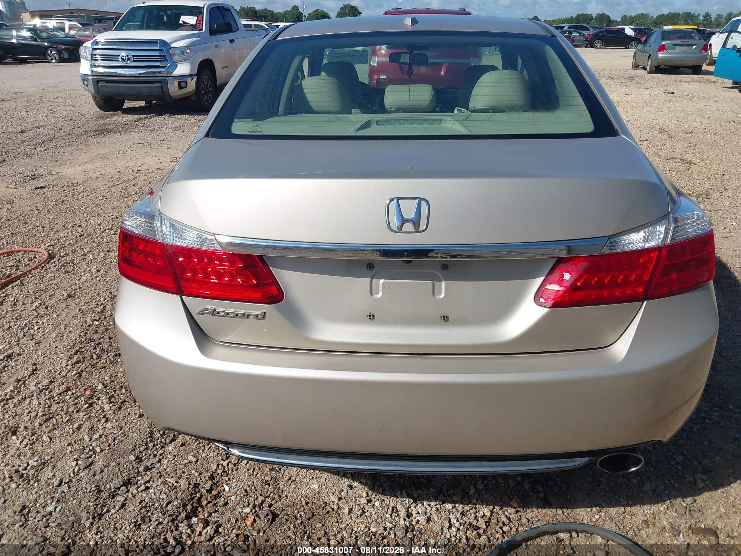 2013 Honda Accord Ex-l Brown vin: 1HGCR2F8XDA056850