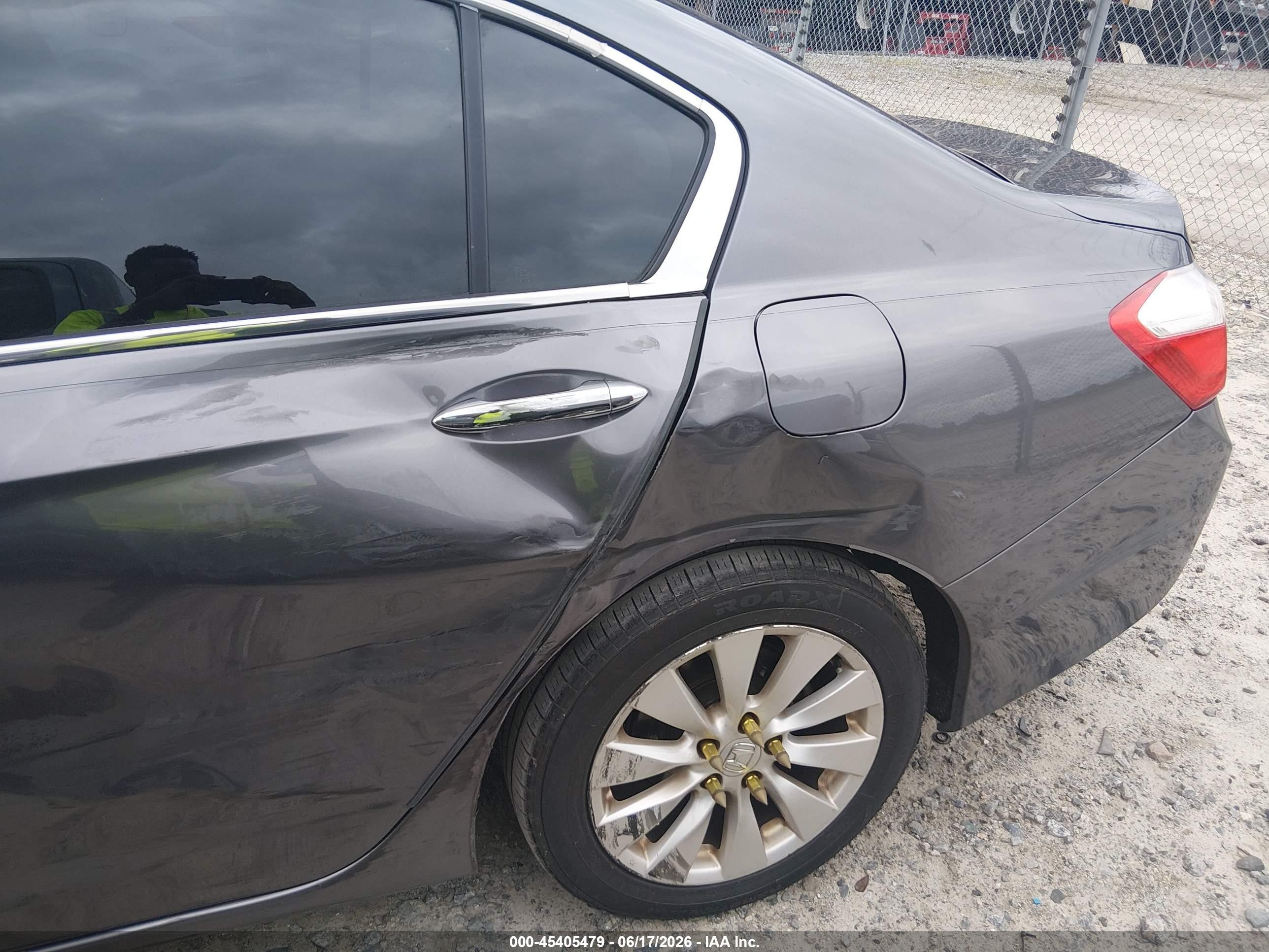 2013 Honda Accord Ex-l Gray vin: 1HGCR2F8XDA063300