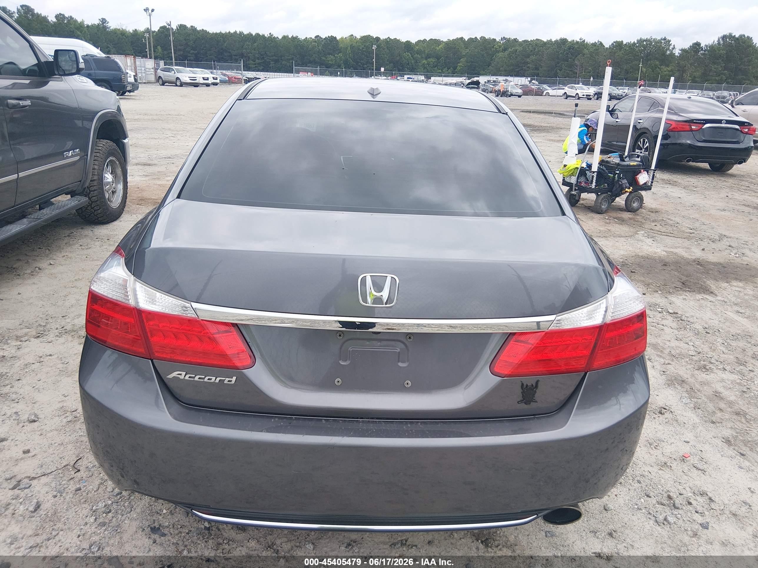 2013 Honda Accord Ex-l Gray vin: 1HGCR2F8XDA063300